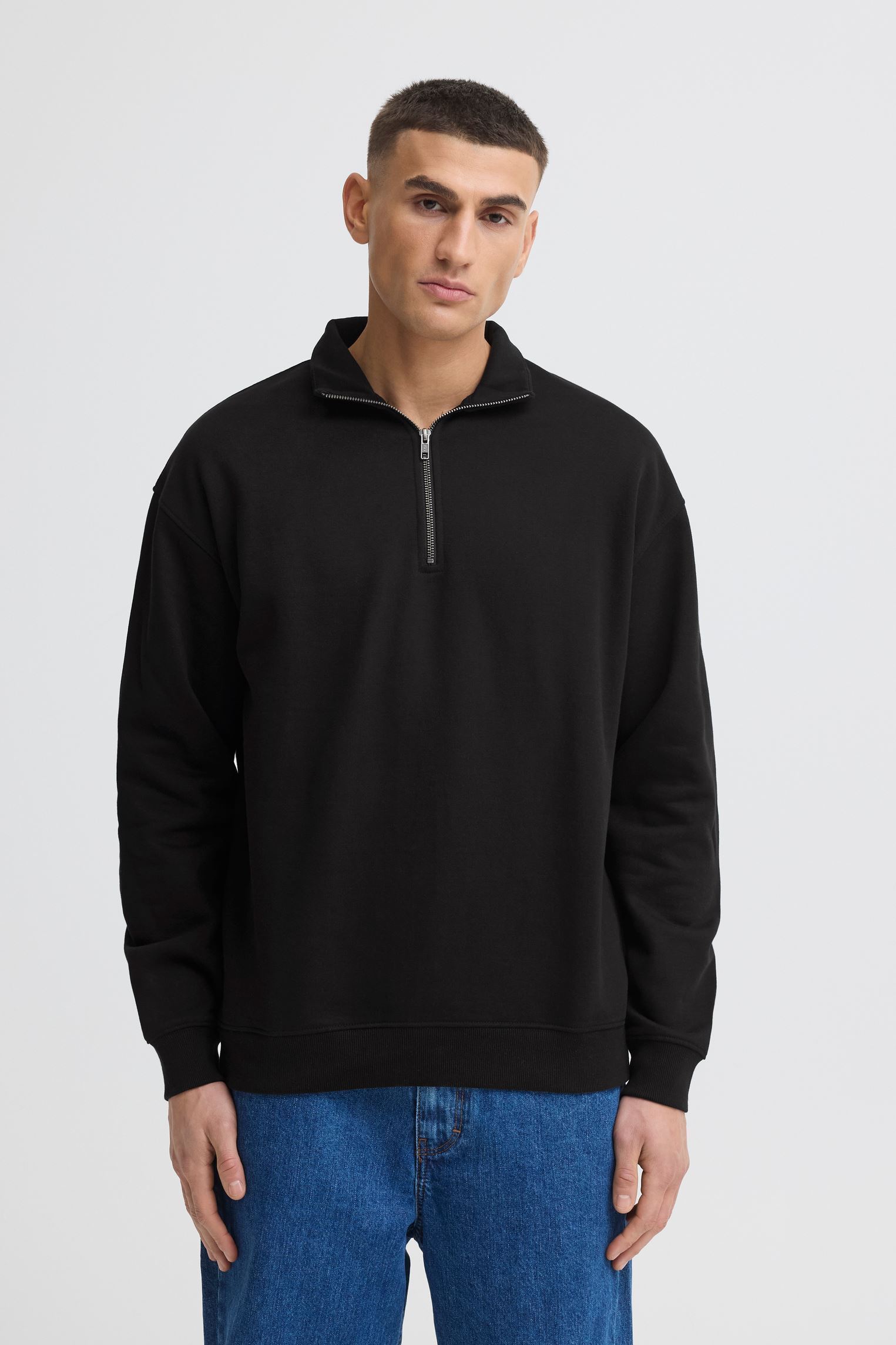 Sweats Sdlenz Halfzip homme noir SOLID Sweats Sdlenz Halfzip homme noir TRUE BLACK