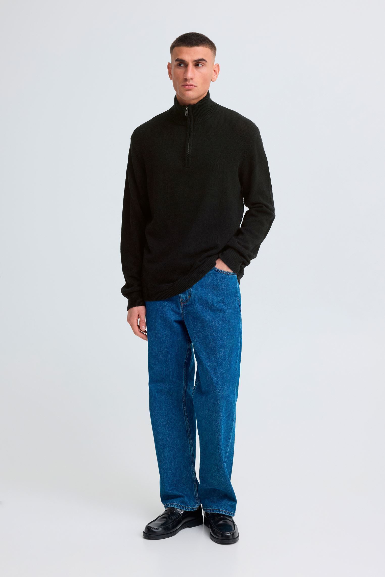 Pulls Sdrick Pullover homme noir SOLID Pulls Sdrick Pullover homme noir TRUE BLACK