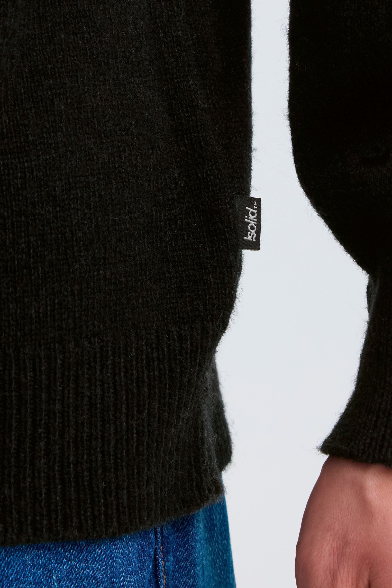 Pulls Sdrick Pullover homme noir SOLID Pulls Sdrick Pullover homme noir TRUE BLACK