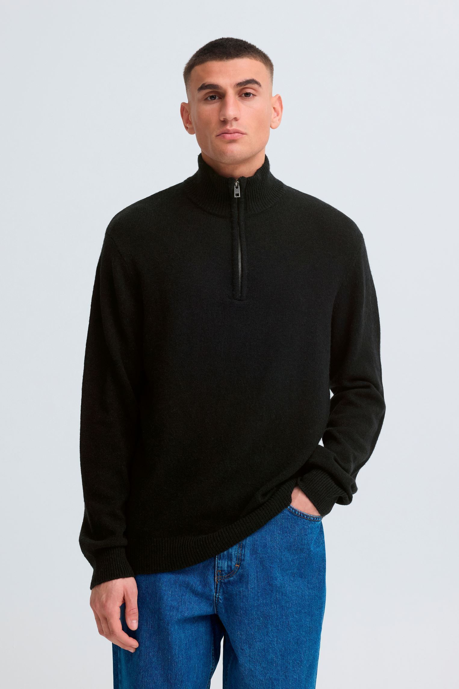 Pulls Sdrick Pullover homme noir SOLID Pulls Sdrick Pullover homme noir TRUE BLACK