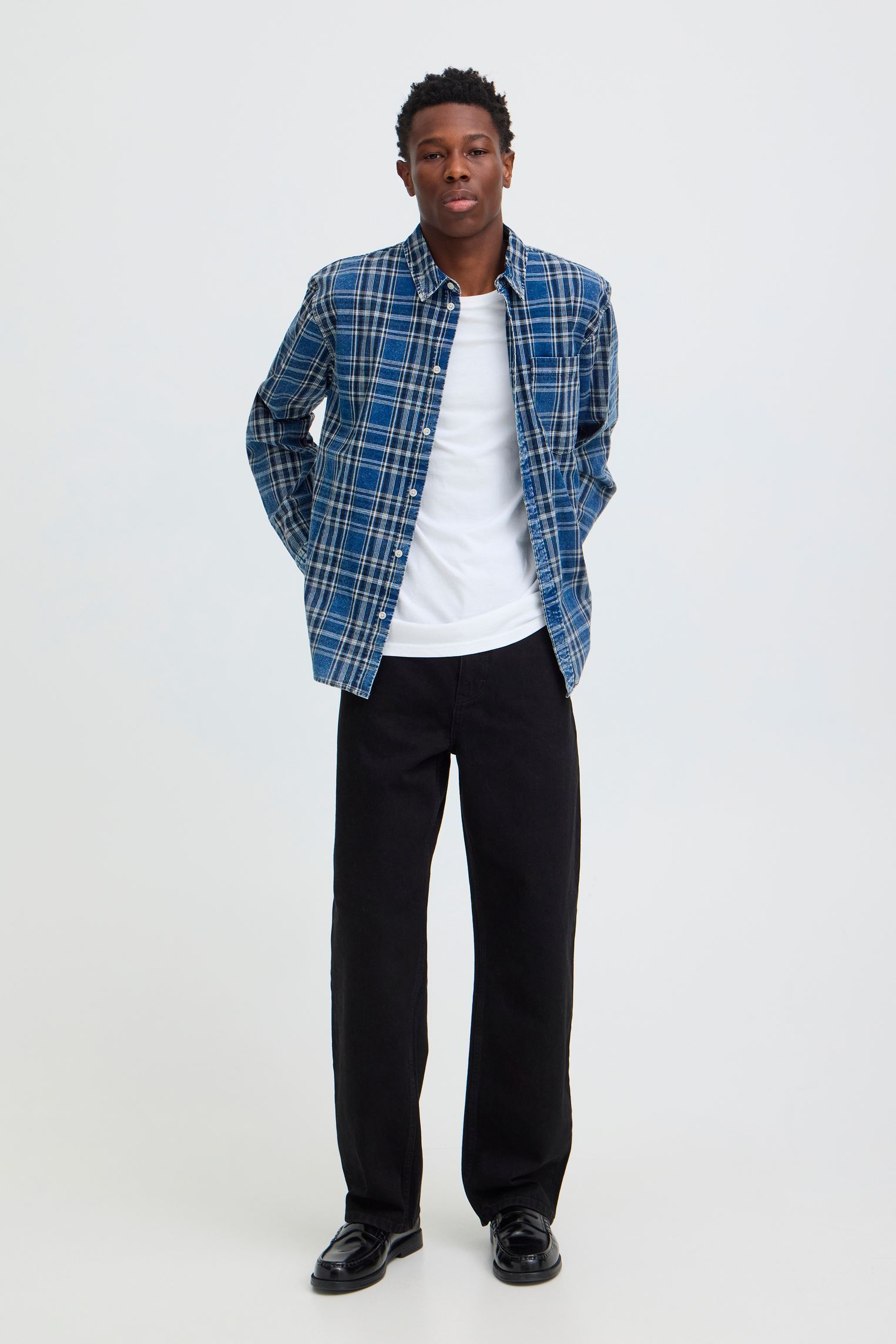 Chemises Sdubton Noos homme bleu SOLID Chemises Sdubton Noos homme bleu INSIGNIA BLUE