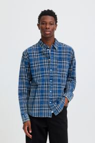 Chemises Sdubton Noos homme bleu SOLID Chemises Sdubton Noos homme bleu INSIGNIA BLUE