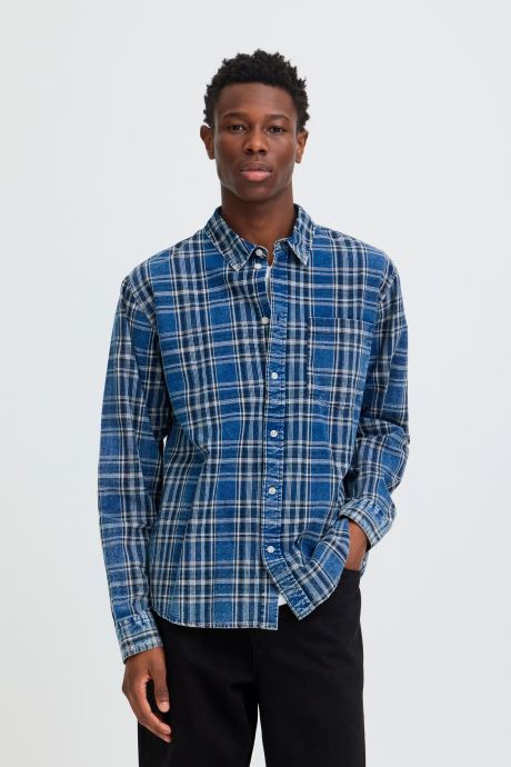 SOLID Chemises Sdubton Noos homme bleu