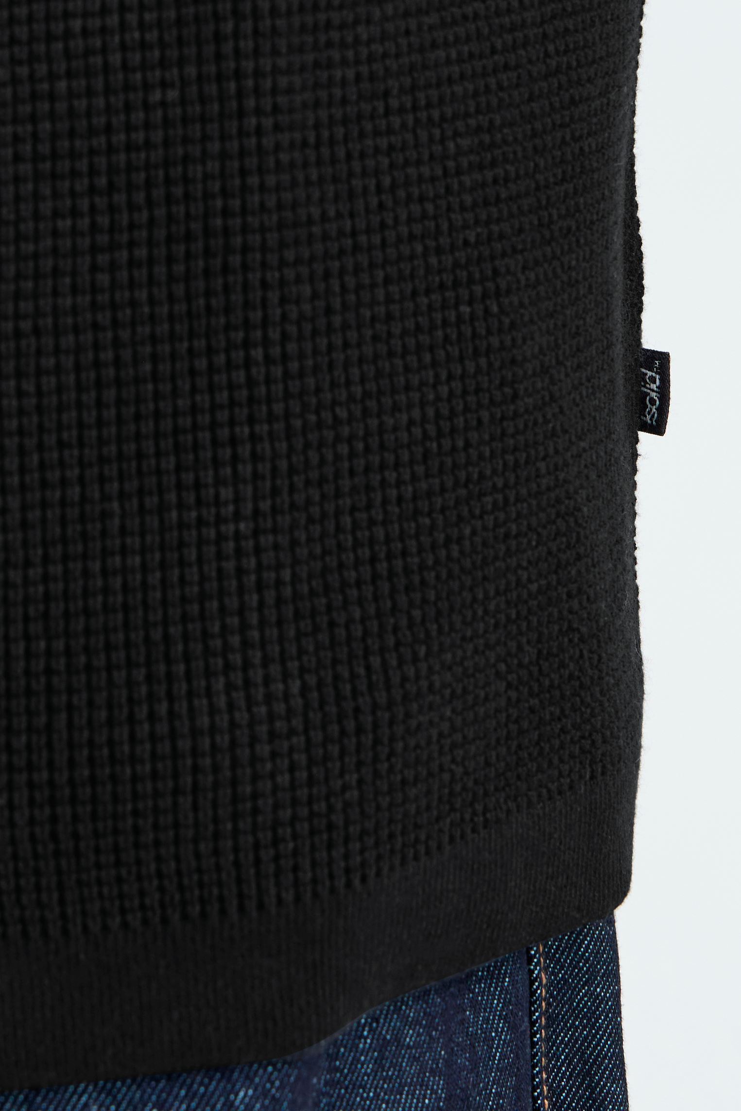 Vesten Sdvian Cardigan heren zwart SOLID Vesten Sdvian Cardigan heren zwart TRUE BLACK