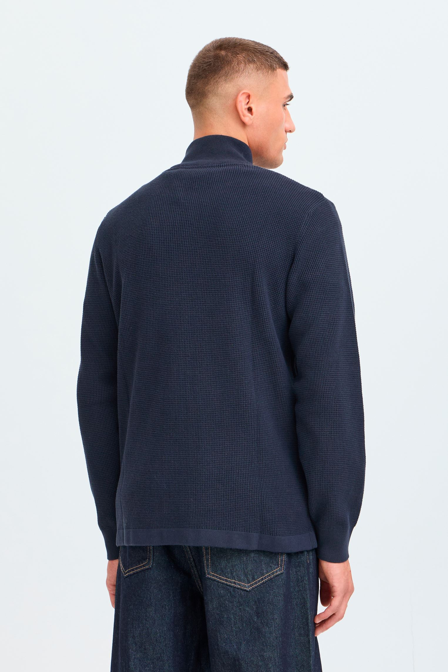 Gilets Sdvian Cardigan homme marine SOLID Gilets Sdvian Cardigan homme marine INSIGNIA BLUE