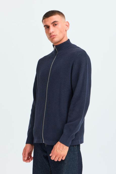 SOLID Gilets Sdvian Cardigan homme marine