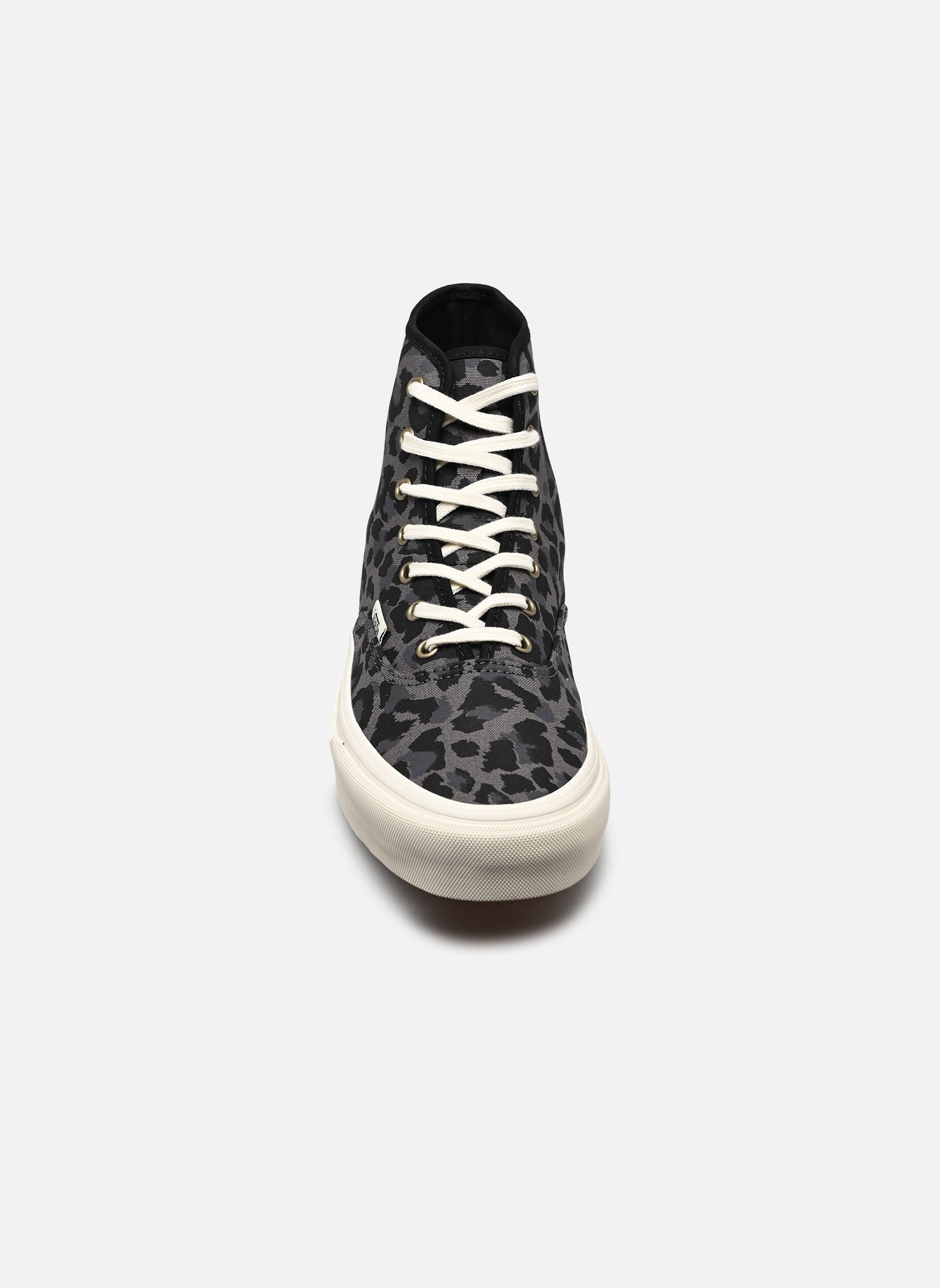 Knöchelhohe Sneaker Authentic Hi 2.0 damen grau Vans Knöchelhohe Sneaker Authentic Hi 2.0 damen grau LEOPARD BLACK/PEWTER