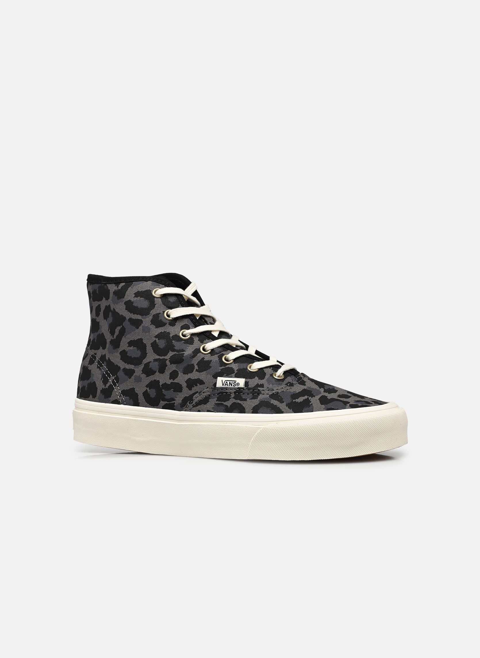 Knöchelhohe Sneaker Authentic Hi 2.0 damen grau Vans Knöchelhohe Sneaker Authentic Hi 2.0 damen grau LEOPARD BLACK/PEWTER