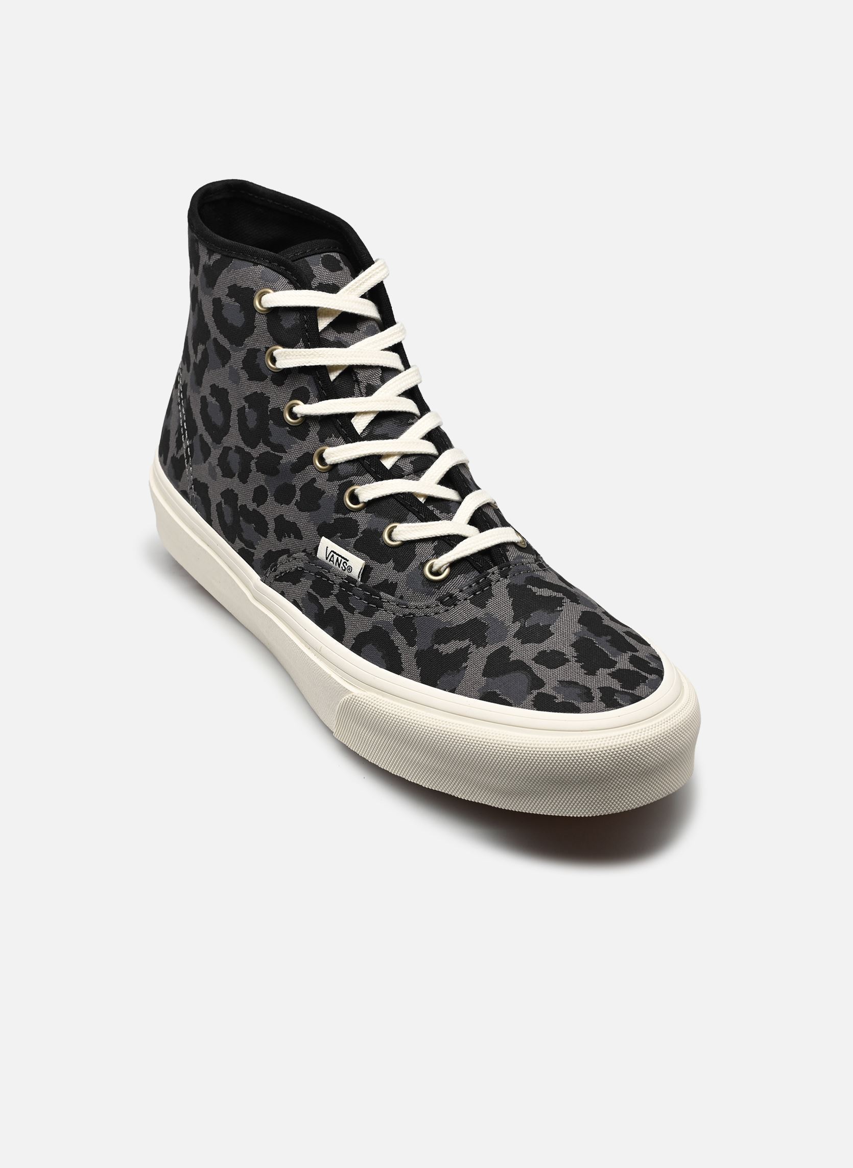 Knöchelhohe Sneaker Authentic Hi 2.0 damen grau Vans Knöchelhohe Sneaker Authentic Hi 2.0 damen grau LEOPARD BLACK/PEWTER