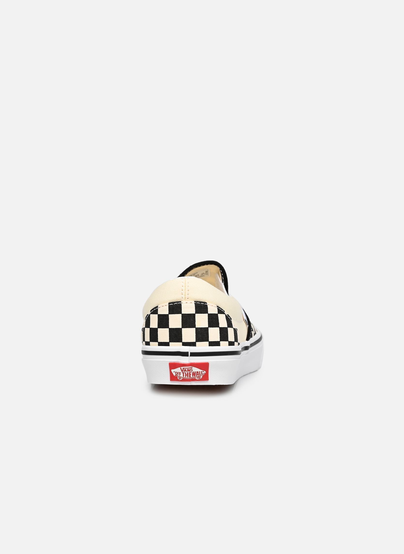 Baskets basses Classic Slip-On checkerboard blanc Vans Baskets basses Classic Slip-On checkerboard blanc BLK&WHT