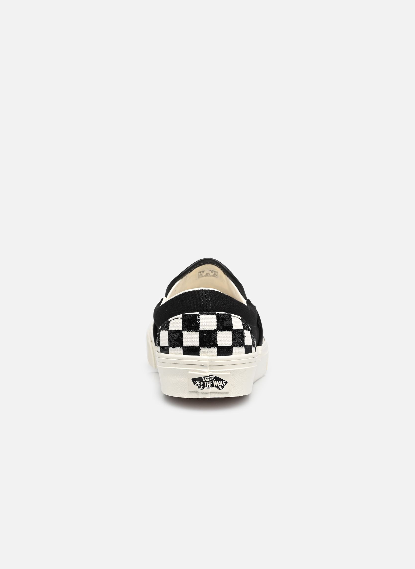 Baskets basses Classic Slip-On checkerboard femme noir Vans Baskets basses Classic Slip-On checkerboard femme noir BEADED CHECKERBOARD