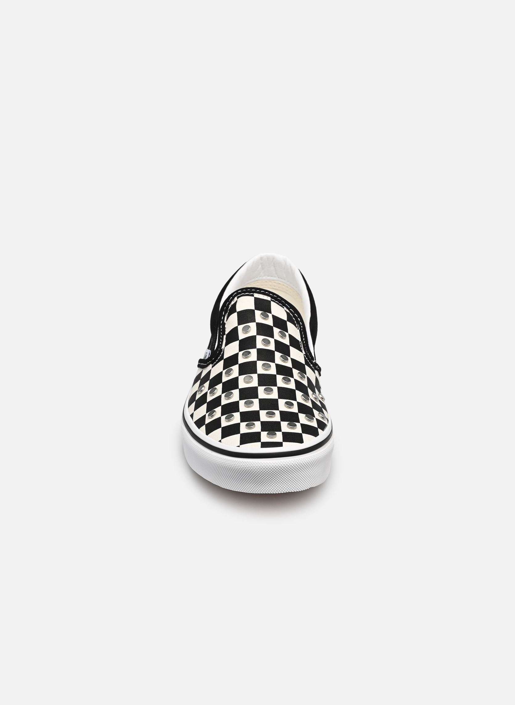Baskets basses Classic Slip-On checkerboard femme noir Vans Baskets basses Classic Slip-On checkerboard femme noir STUDS BLACK