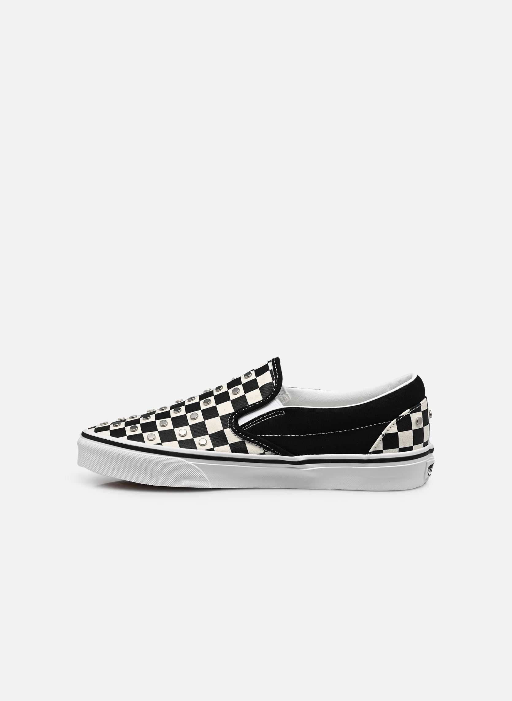 Baskets basses Classic Slip-On checkerboard femme noir Vans Baskets basses Classic Slip-On checkerboard femme noir STUDS BLACK