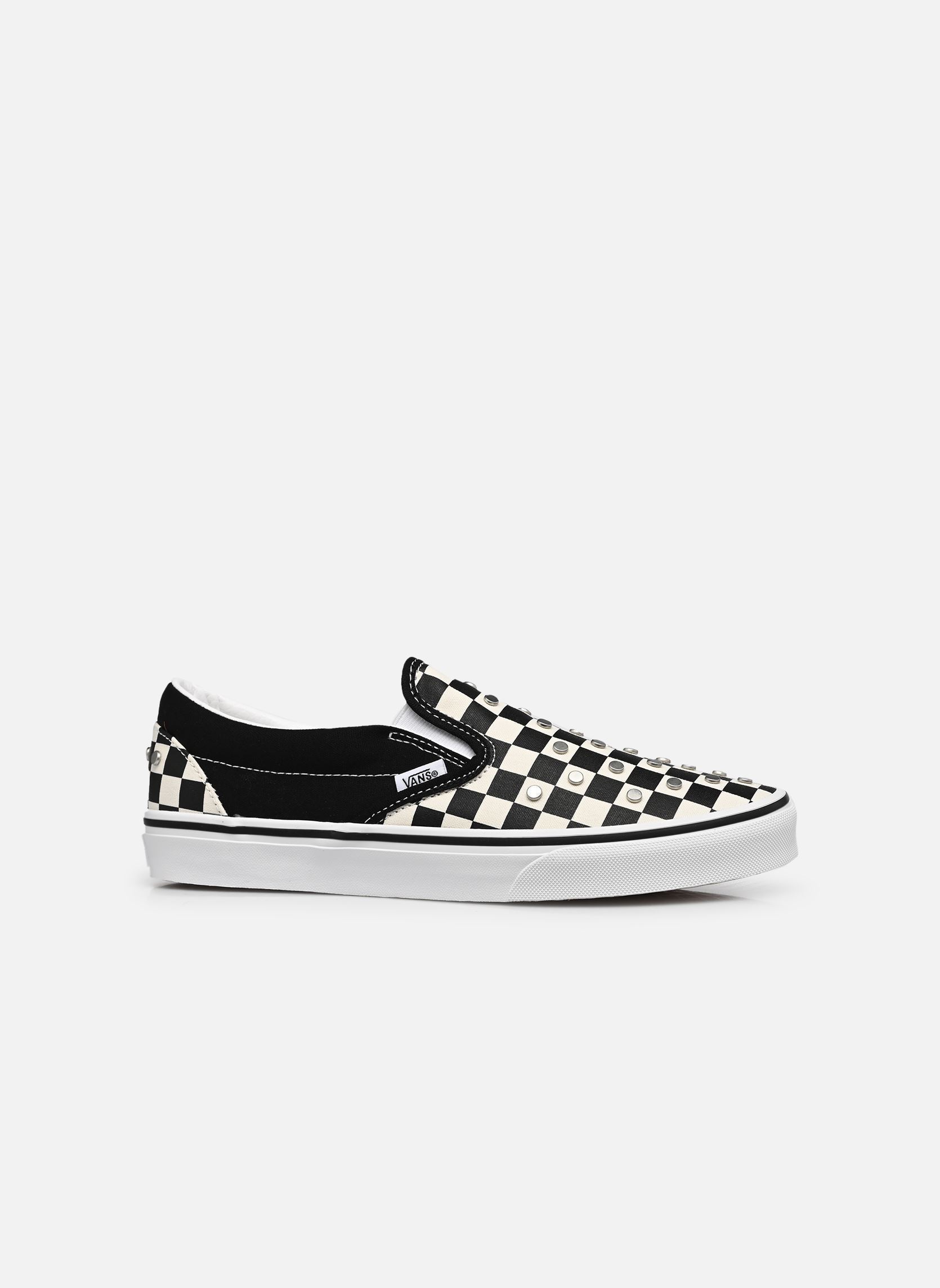 Baskets basses Classic Slip-On checkerboard femme noir Vans Baskets basses Classic Slip-On checkerboard femme noir STUDS BLACK