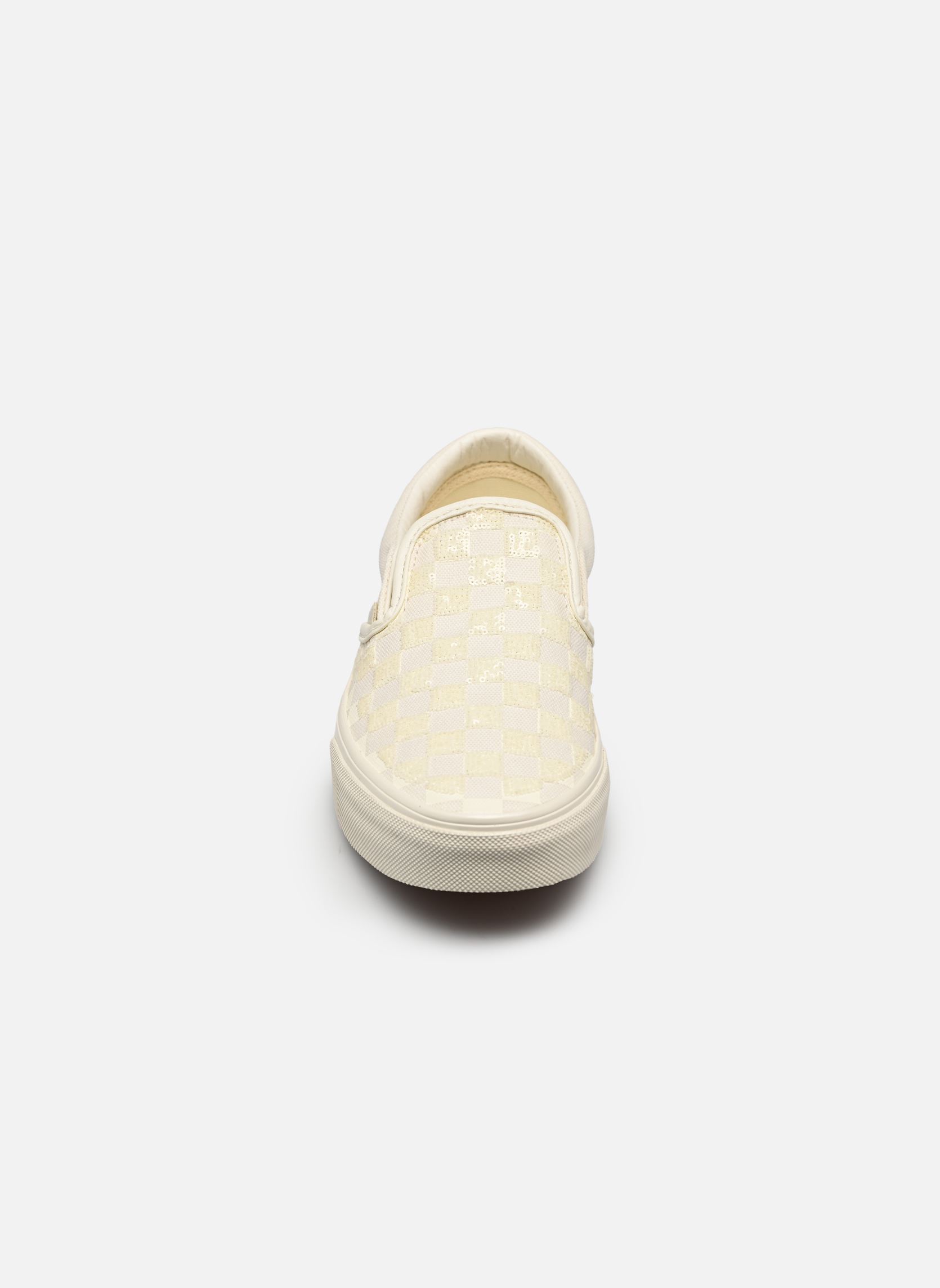 Baskets basses Classic Slip-On checkerboard femme blanc Vans Baskets basses Classic Slip-On checkerboard femme blanc WHITE CHECKERBO