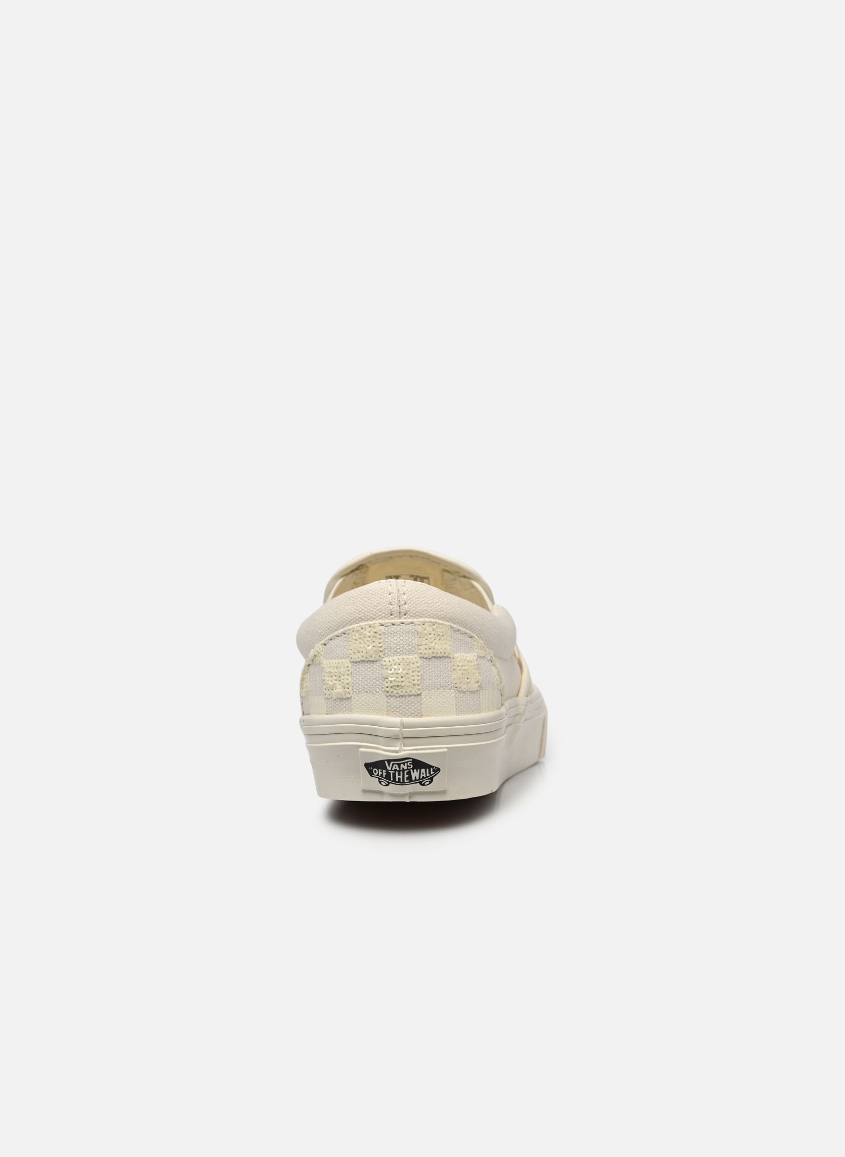 Baskets basses Classic Slip-On checkerboard femme blanc Vans Baskets basses Classic Slip-On checkerboard femme blanc WHITE CHECKERBO