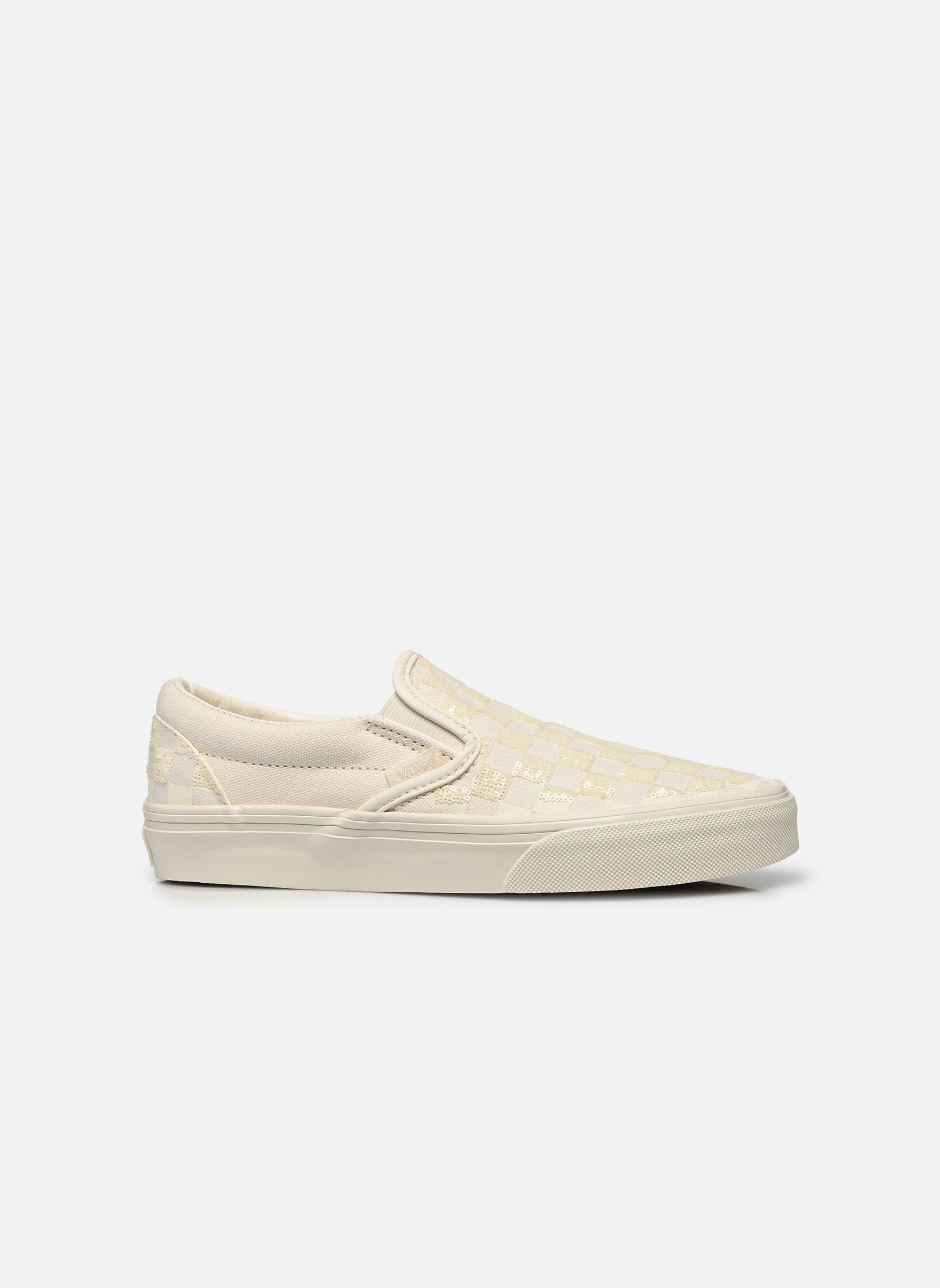 Baskets basses Classic Slip-On checkerboard femme blanc Vans Baskets basses Classic Slip-On checkerboard femme blanc WHITE CHECKERBO