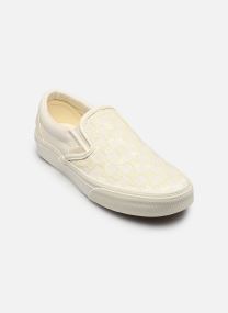 Baskets basses Classic Slip-On checkerboard blanc