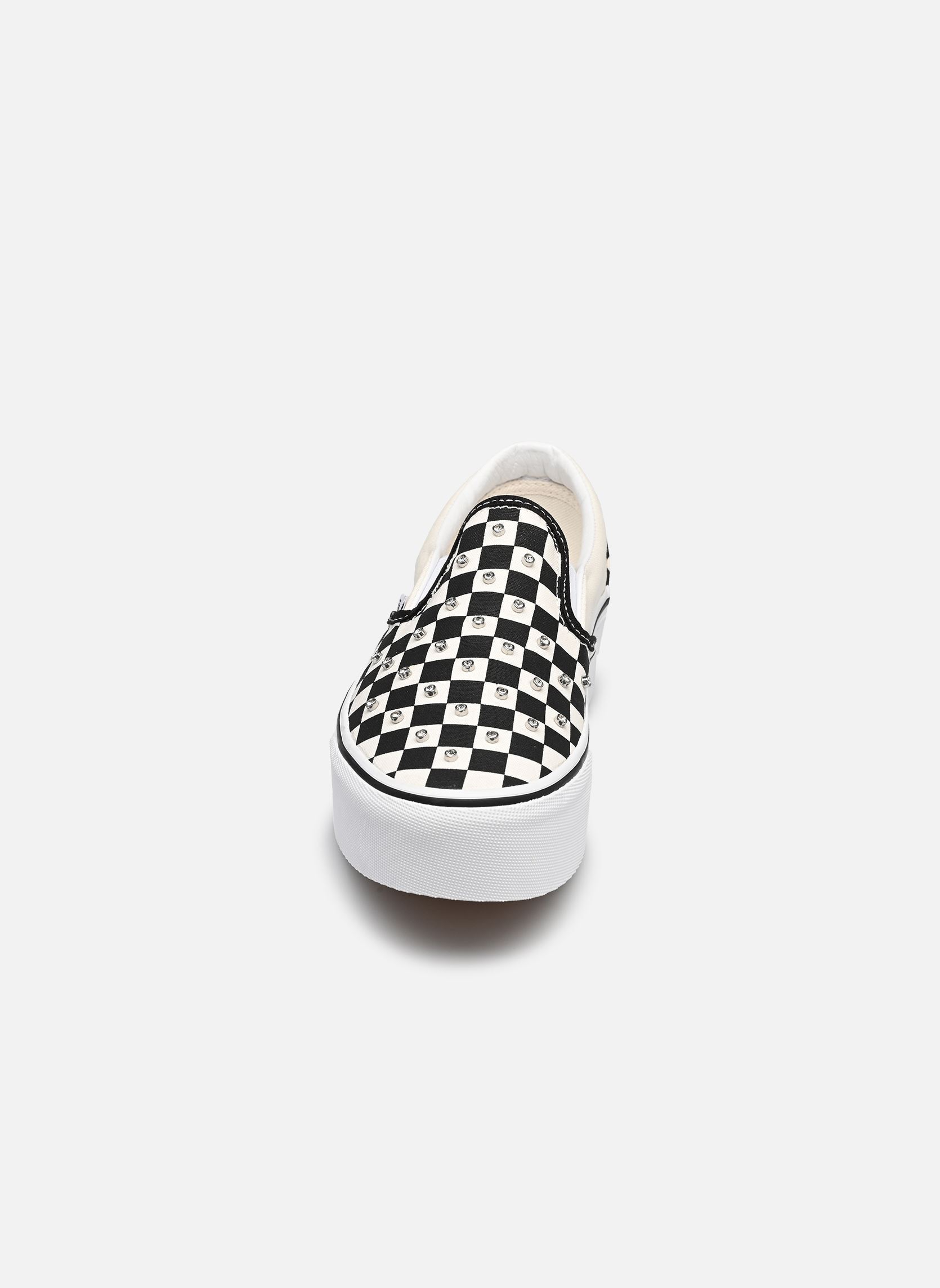 Sneaker Classic Slip-on Stackform mädchen mehrfarbig Vans Sneaker Classic Slip-on Stackform mädchen mehrfarbig BLACK/WHITE