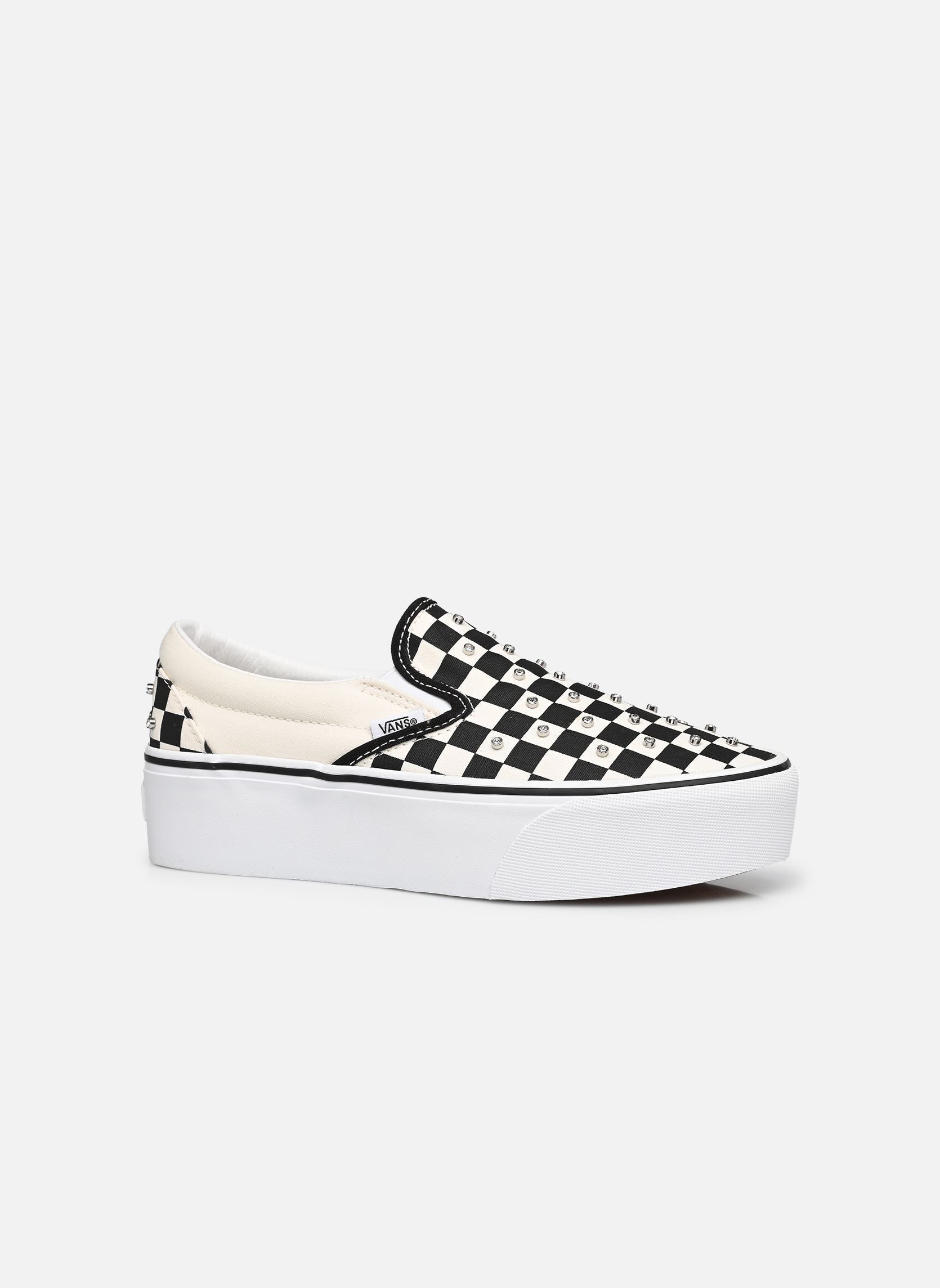 Sneaker Classic Slip-on Stackform mädchen mehrfarbig Vans Sneaker Classic Slip-on Stackform mädchen mehrfarbig BLACK/WHITE
