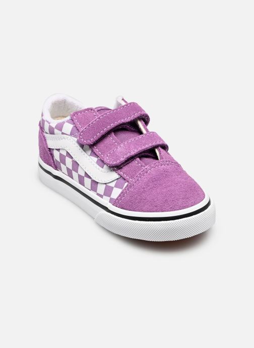 Vans Lage sneakers Old Skool V Checkerboard meisjes paars