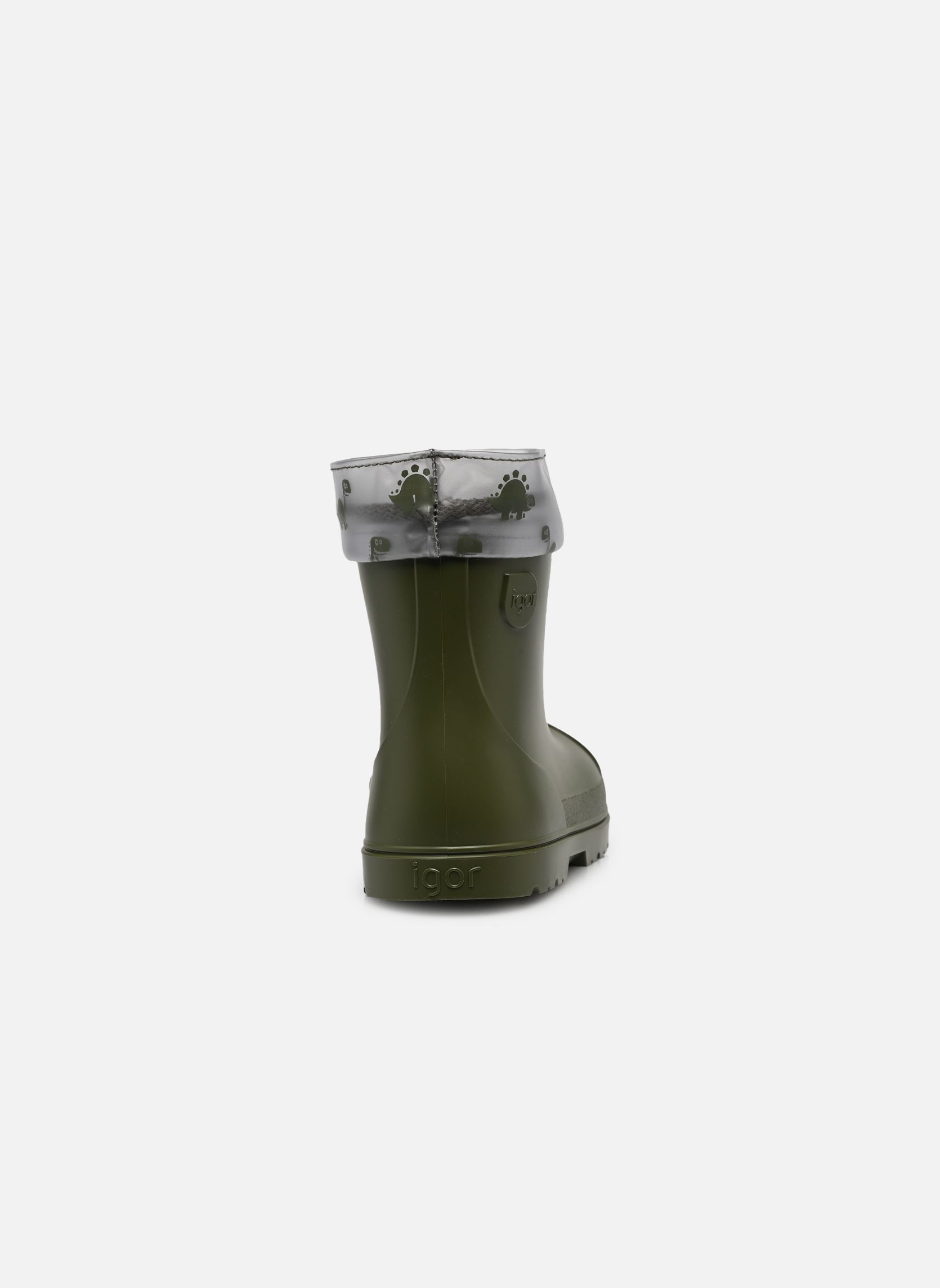 Regenlaarzen Mendi Dino barefoot khaki Igor Regenlaarzen Mendi Dino barefoot khaki KAKI