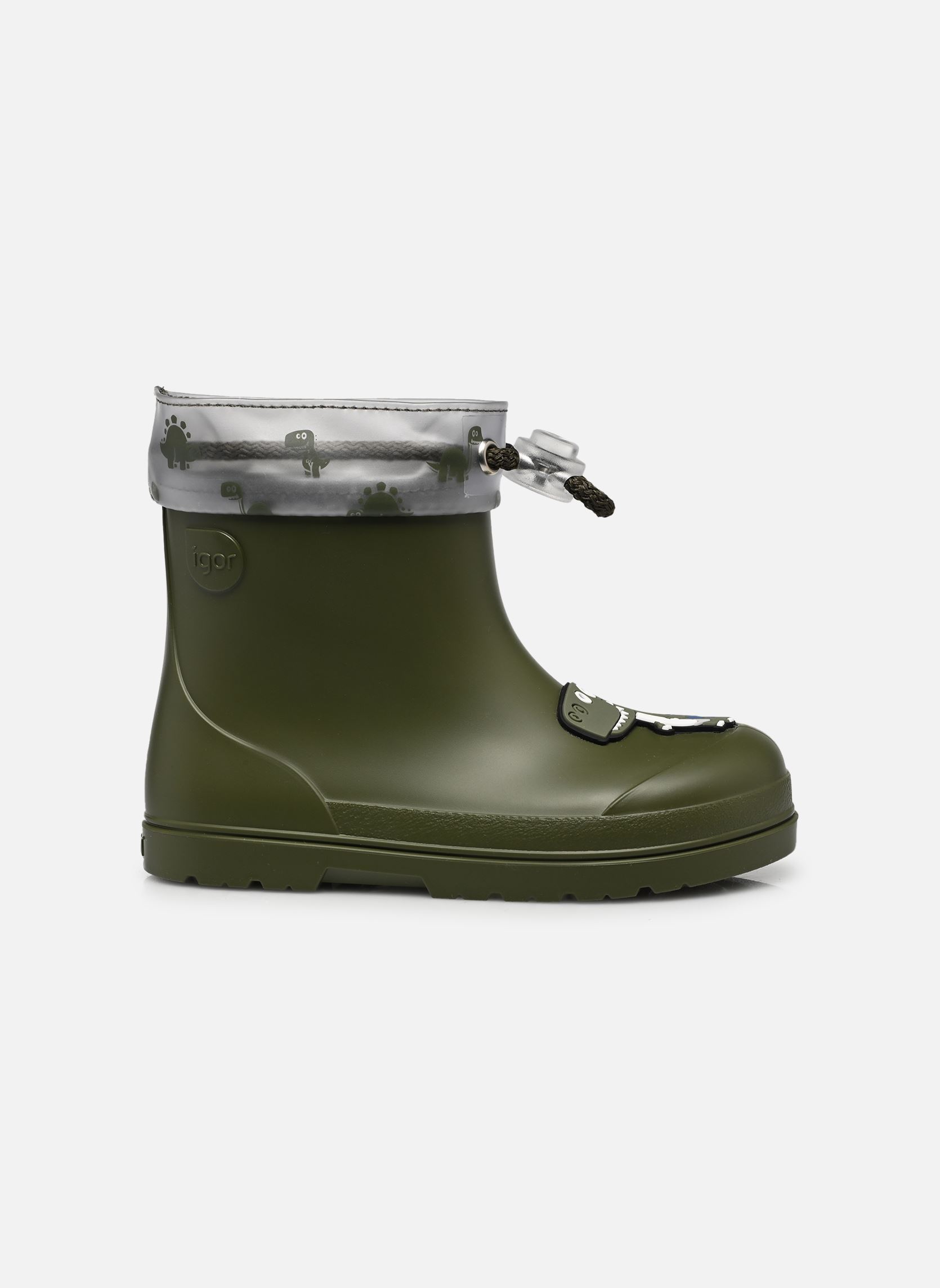 Regenlaarzen Mendi Dino barefoot khaki Igor Regenlaarzen Mendi Dino barefoot khaki KAKI