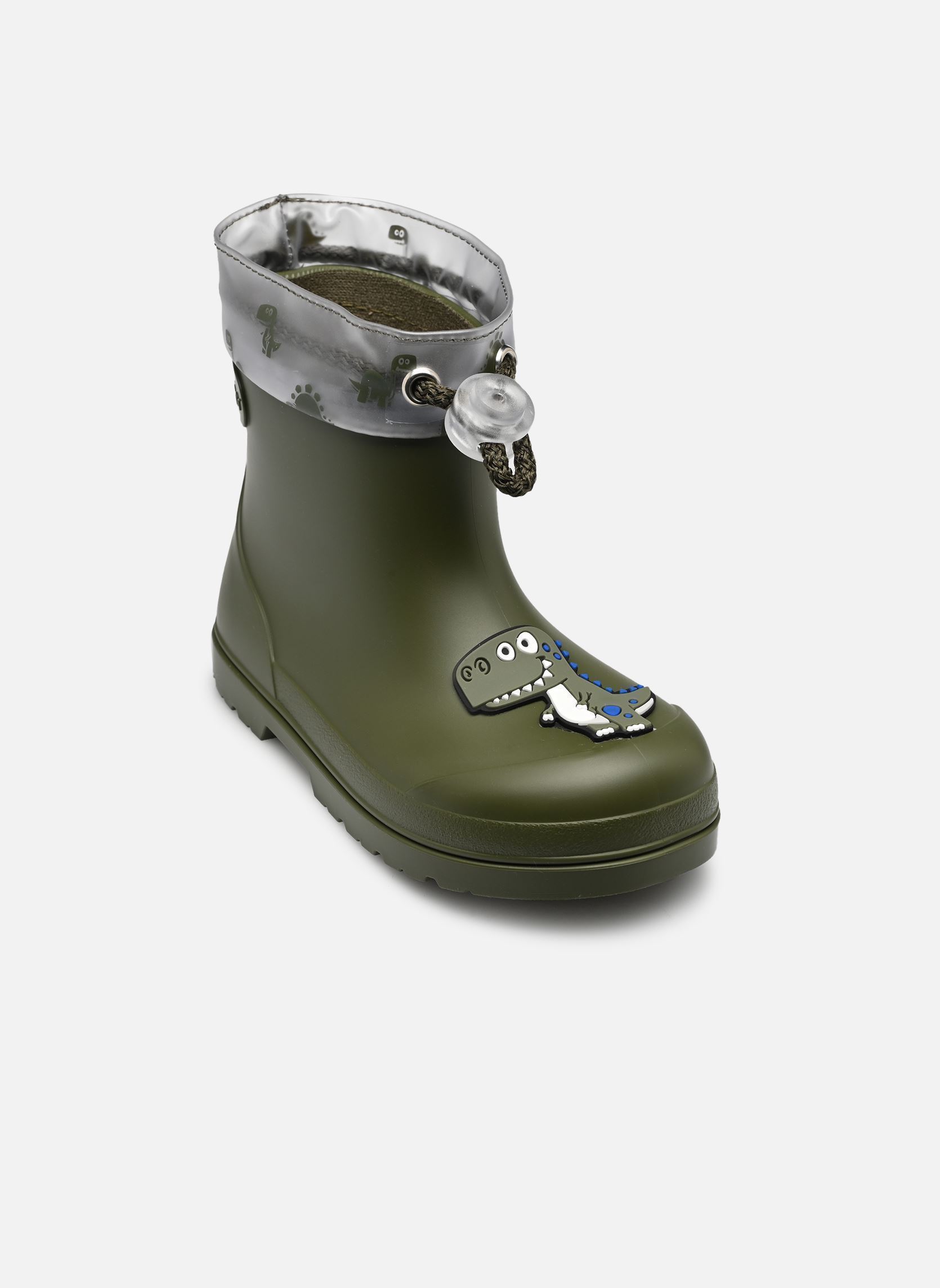 Regenlaarzen Mendi Dino barefoot khaki Igor Regenlaarzen Mendi Dino barefoot khaki KAKI