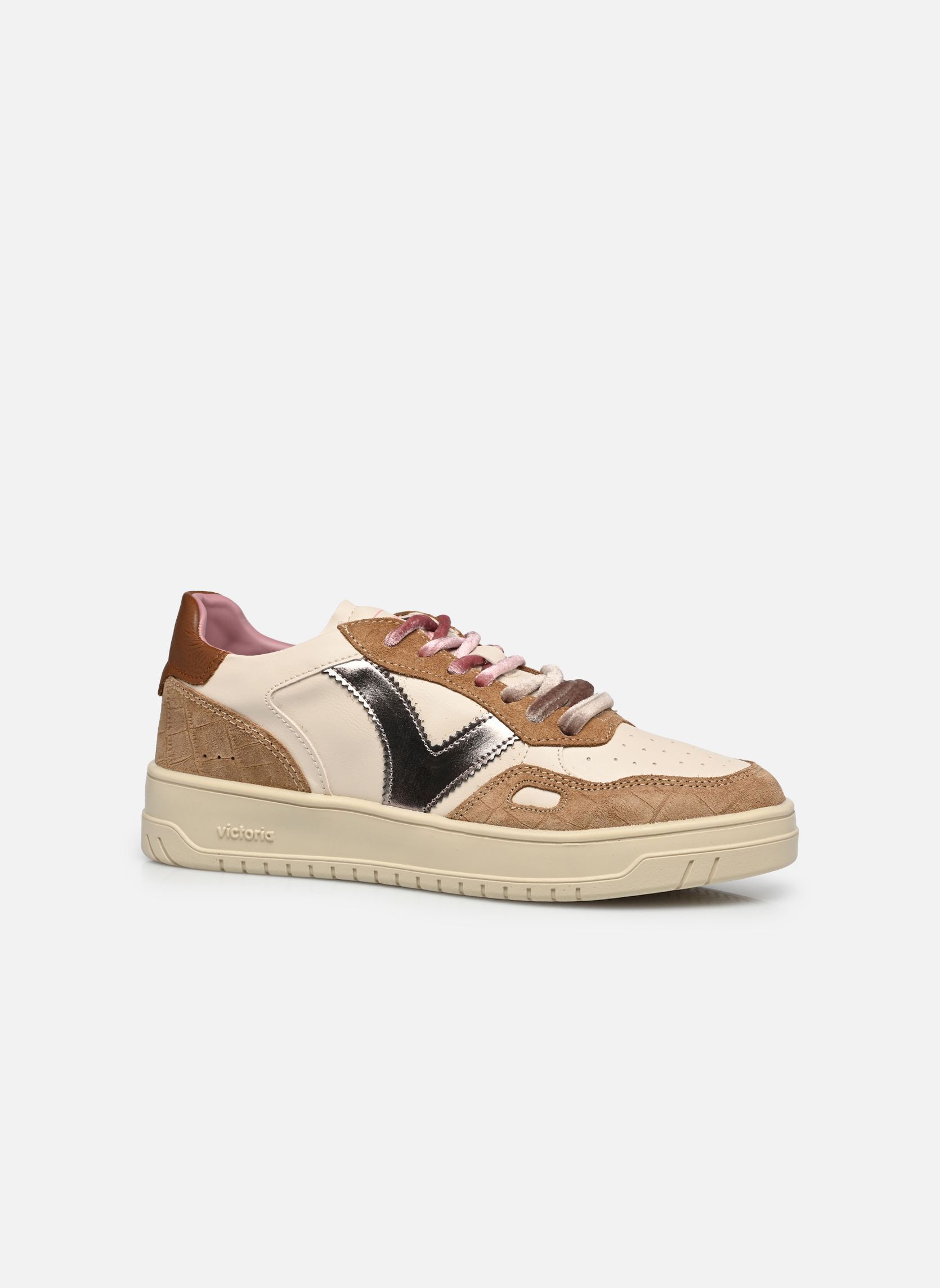 Baskets Seúl Serraje Cocodrilo femme marron Victoria Baskets Seúl Serraje Cocodrilo femme marron CUERO