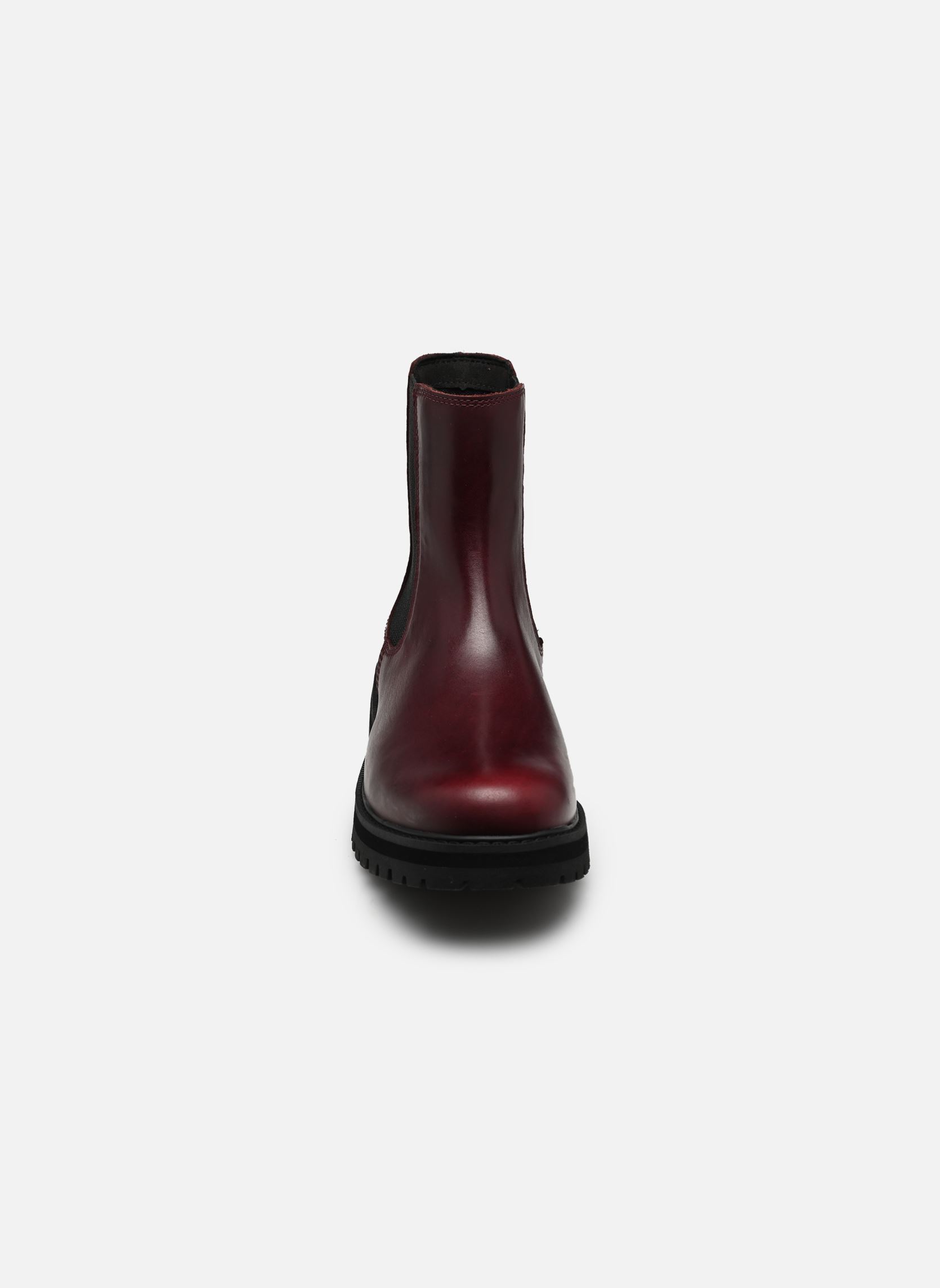 Enkellaarzen en boots BRITTON DRIVE MID CHELSEA BOOT dames bordeaux Timberland Enkellaarzen en boots BRITTON DRIVE MID CHELSEA BOOT dames bordeaux BURGUNDY FULL GRAIN