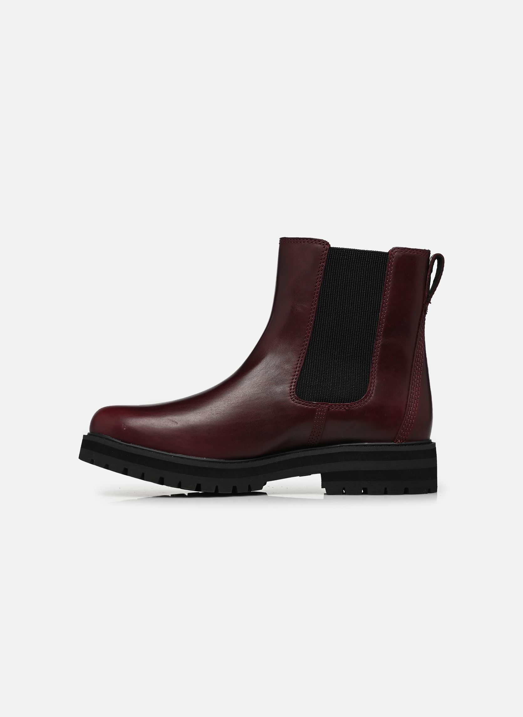 Enkellaarzen en boots BRITTON DRIVE MID CHELSEA BOOT dames bordeaux Timberland Enkellaarzen en boots BRITTON DRIVE MID CHELSEA BOOT dames bordeaux BURGUNDY FULL GRAIN