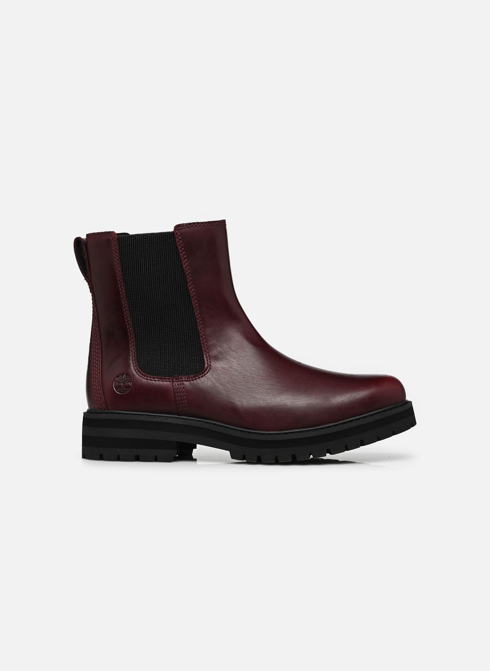 Enkellaarzen en boots BRITTON DRIVE MID CHELSEA BOOT dames bordeaux Timberland Enkellaarzen en boots BRITTON DRIVE MID CHELSEA BOOT dames bordeaux BURGUNDY FULL GRAIN