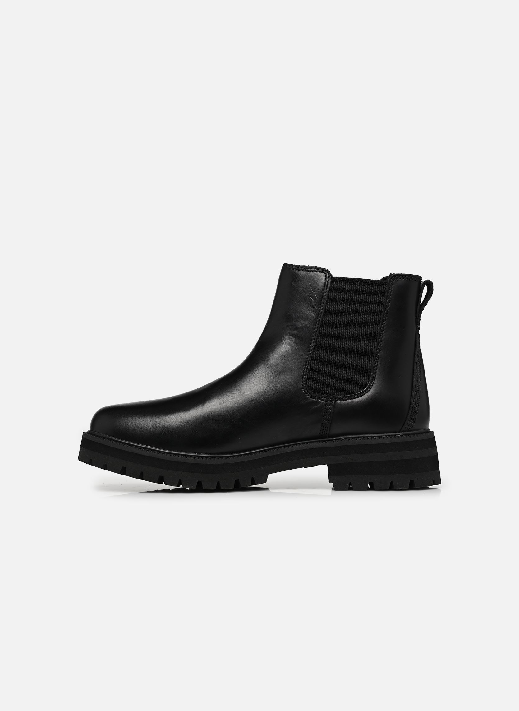 Enkellaarzen en boots BRITTON DRIVE MID CHELSEA BOOT heren zwart Timberland Enkellaarzen en boots BRITTON DRIVE MID CHELSEA BOOT heren zwart BLACK FULL GRAIN