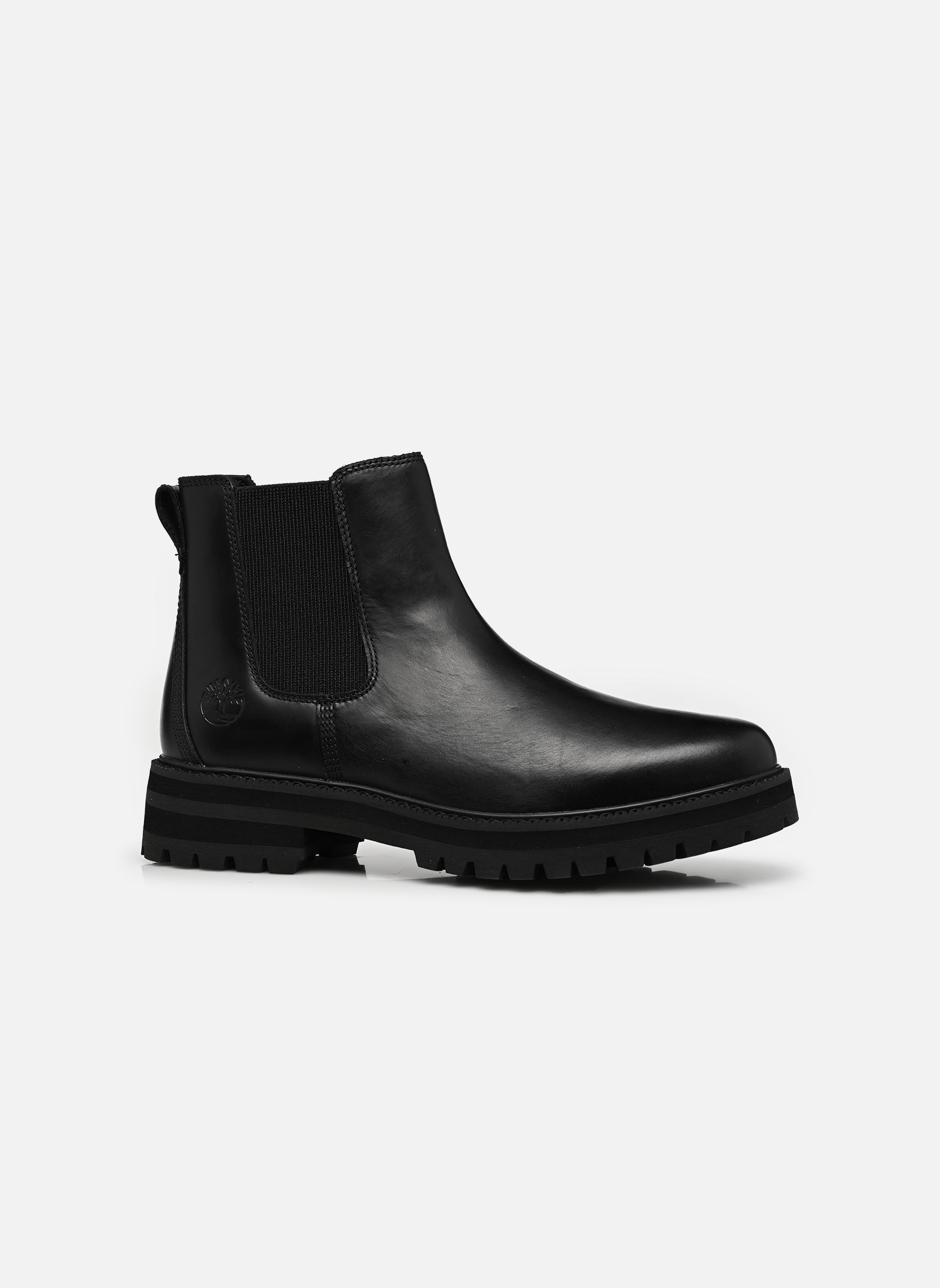 Enkellaarzen en boots BRITTON DRIVE MID CHELSEA BOOT heren zwart Timberland Enkellaarzen en boots BRITTON DRIVE MID CHELSEA BOOT heren zwart BLACK FULL GRAIN