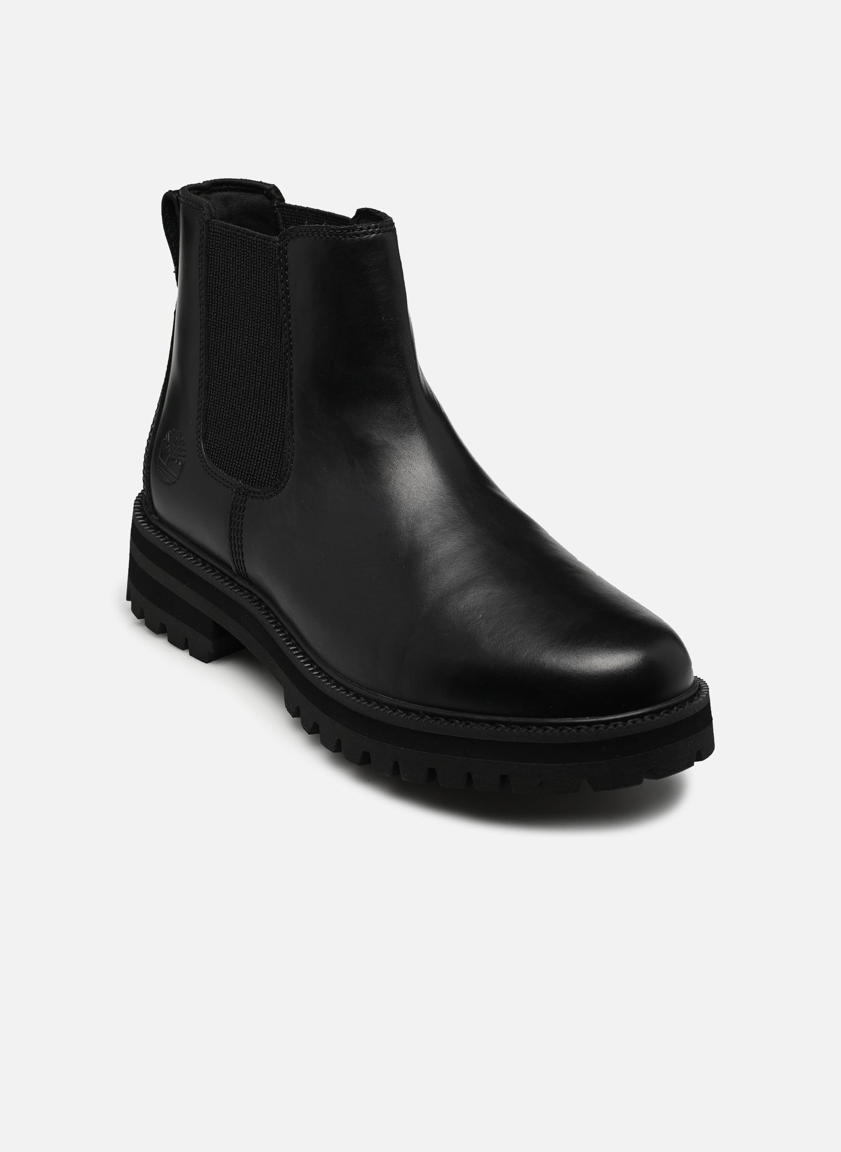 Enkellaarzen en boots BRITTON DRIVE MID CHELSEA BOOT heren zwart Timberland Enkellaarzen en boots BRITTON DRIVE MID CHELSEA BOOT heren zwart BLACK FULL GRAIN