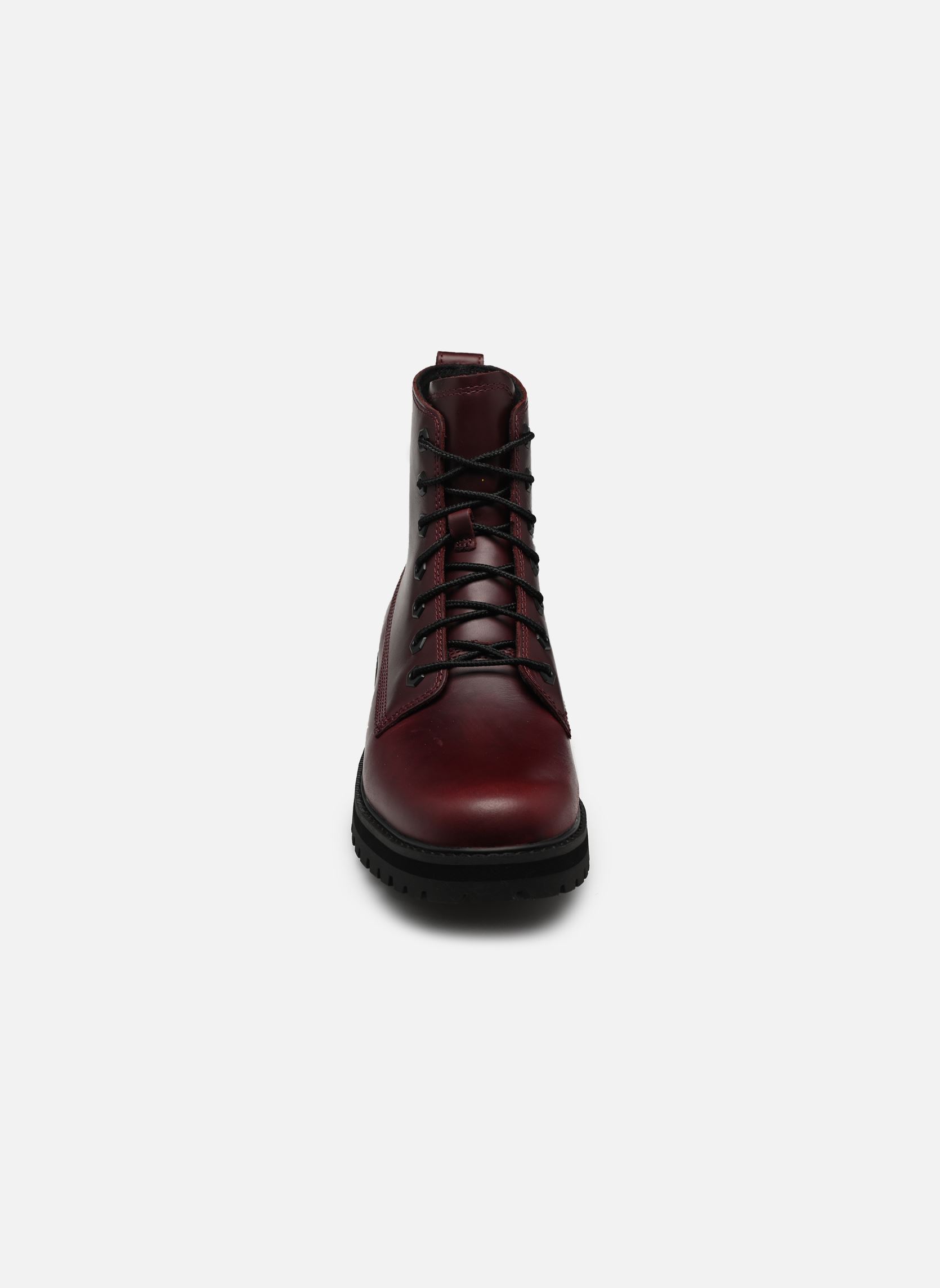 Bottines et boots BRITTON DRIVE MID LACE UP BOOT femme bordeaux Timberland Bottines et boots BRITTON DRIVE MID LACE UP BOOT femme bordeaux BURGUNDY FULL GRAIN