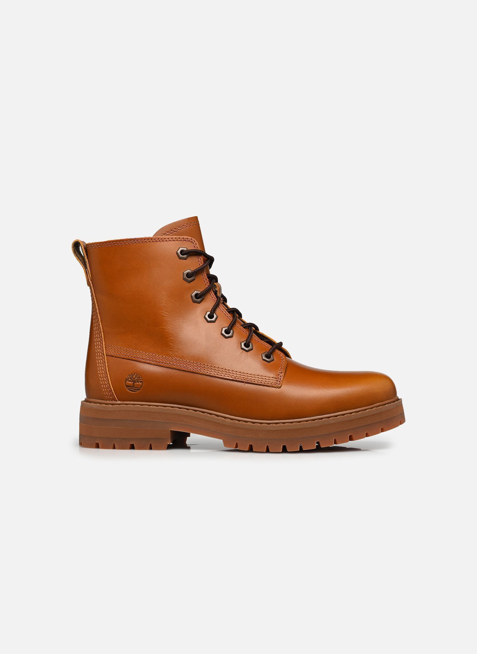 Enkellaarzen en boots BRITTON DRIVE MID LACE UP BOOT dames bruin Timberland Enkellaarzen en boots BRITTON DRIVE MID LACE UP BOOT dames bruin MEDIUM BROWN FULL GRAIN
