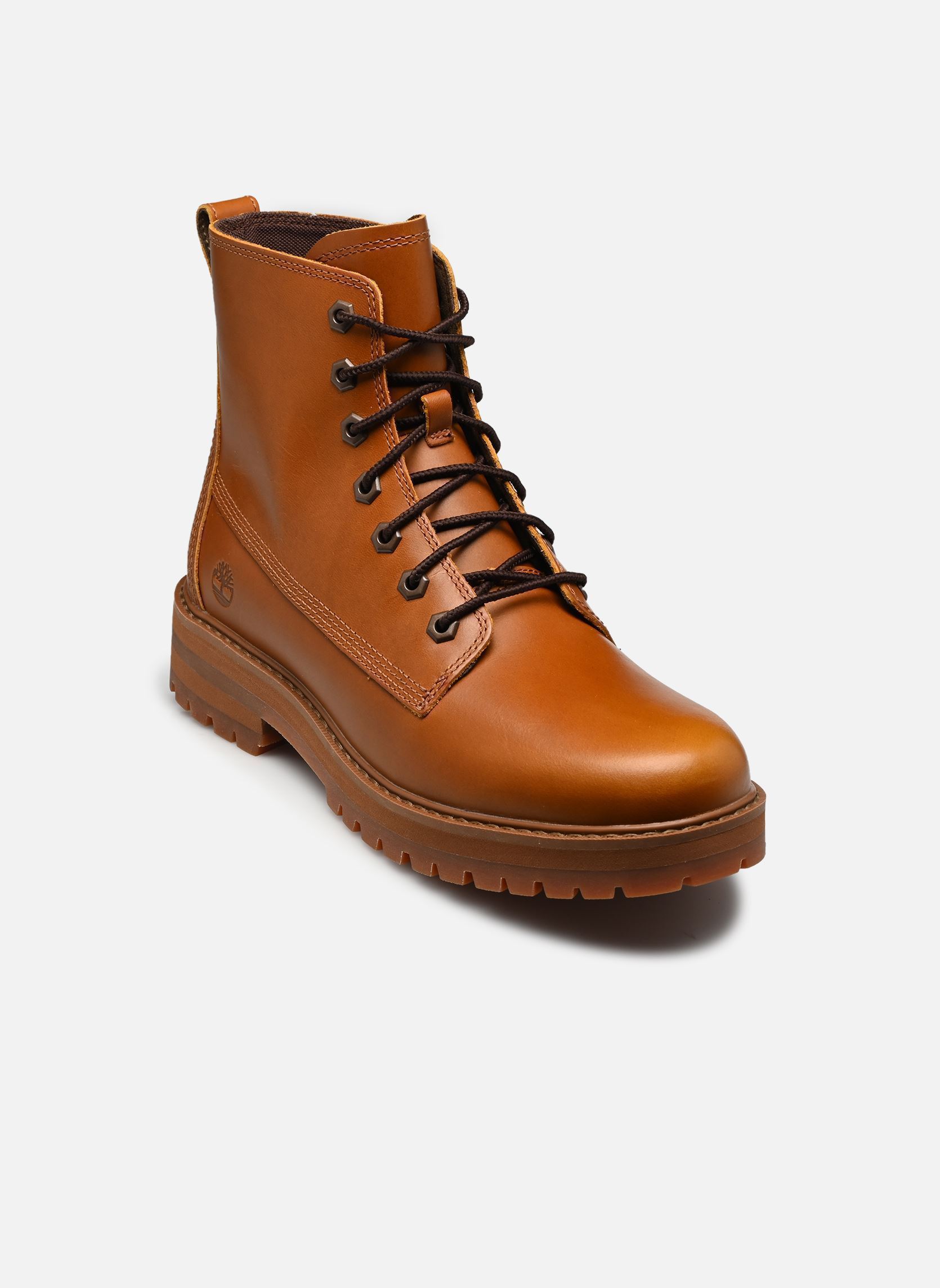 Enkellaarzen en boots BRITTON DRIVE MID LACE UP BOOT dames bruin Timberland Enkellaarzen en boots BRITTON DRIVE MID LACE UP BOOT dames bruin MEDIUM BROWN FULL GRAIN