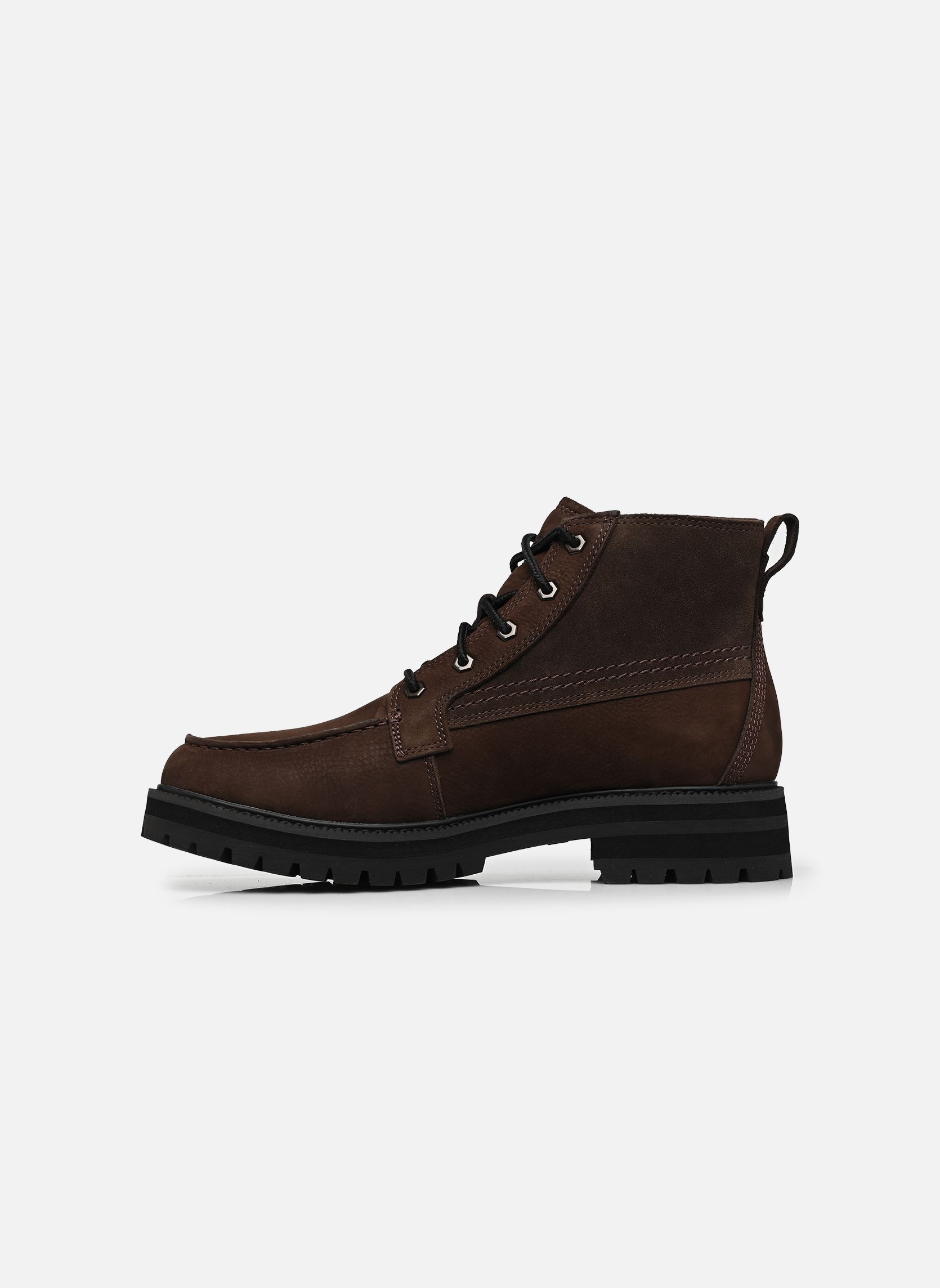 Bottines et boots BRITTON DRIVE MID LACE UP BOOT homme marron Timberland Bottines et boots BRITTON DRIVE MID LACE UP BOOT homme marron DARK BROWN NUBUCK