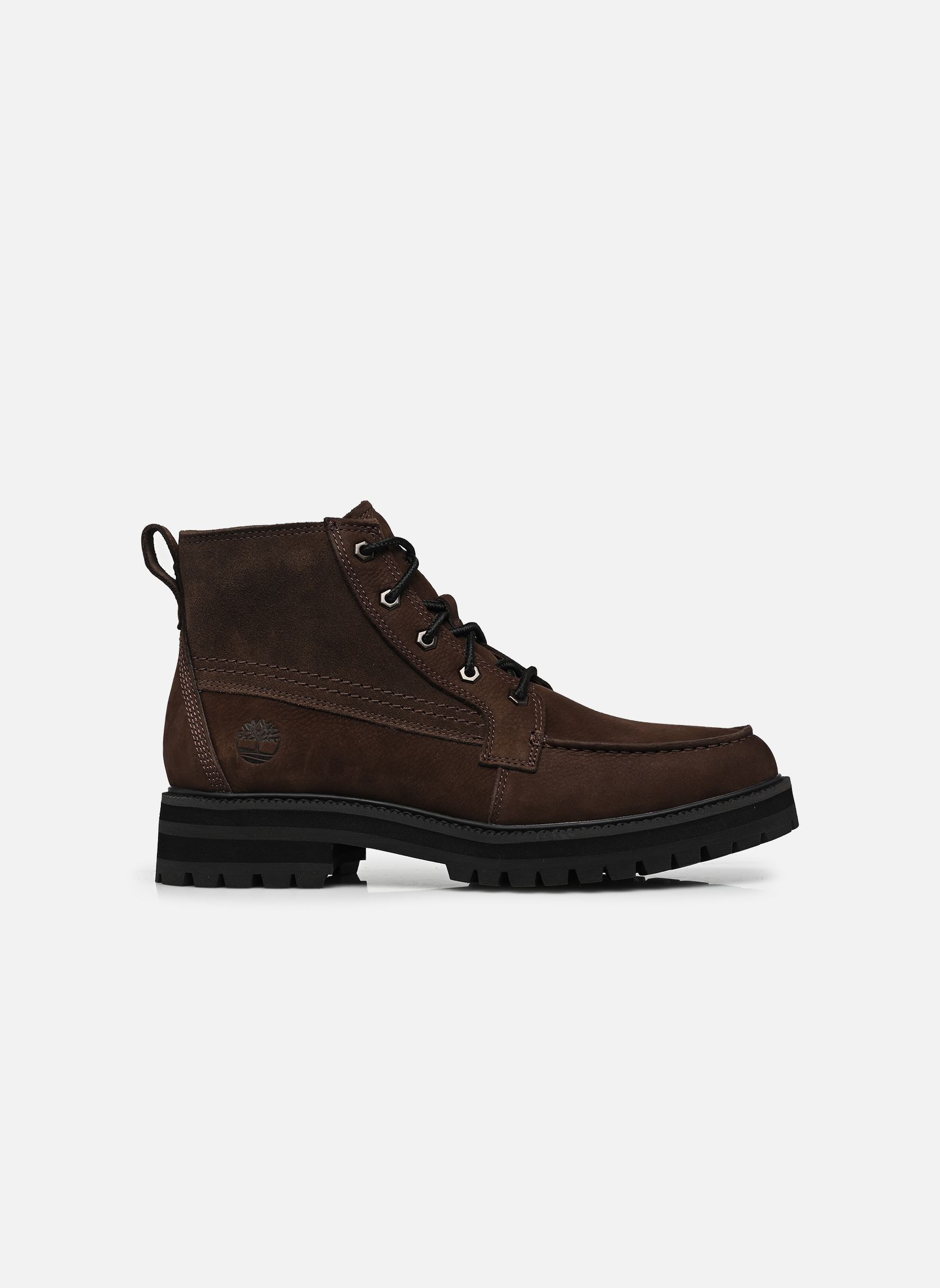 Bottines et boots BRITTON DRIVE MID LACE UP BOOT homme marron Timberland Bottines et boots BRITTON DRIVE MID LACE UP BOOT homme marron DARK BROWN NUBUCK