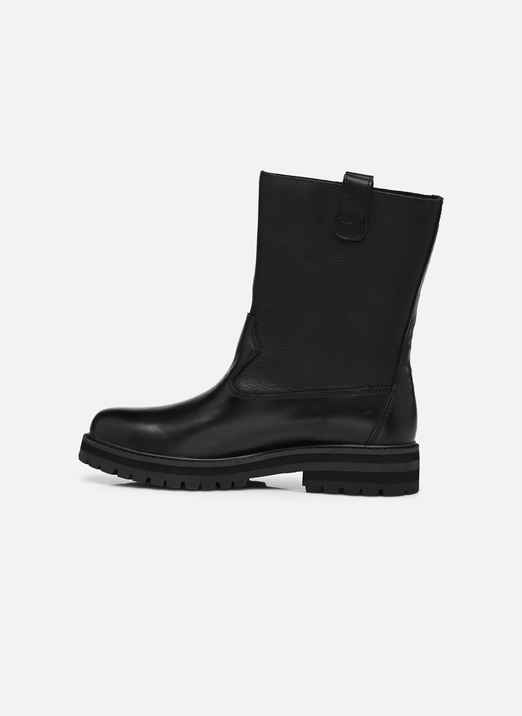 Bottines et boots BRITTON DRIVE MID PULL ON BOOT femme noir Timberland Bottines et boots BRITTON DRIVE MID PULL ON BOOT femme noir BLACK FULL GRAIN
