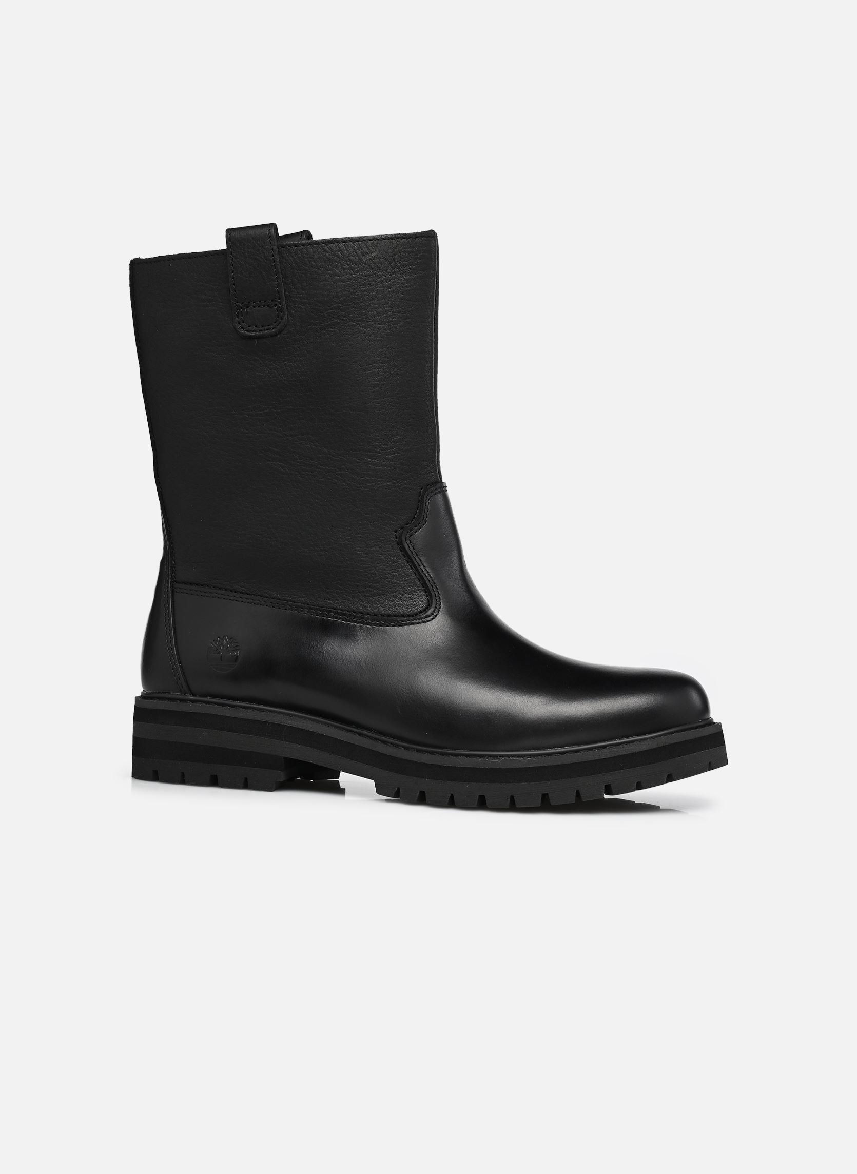 Bottines et boots BRITTON DRIVE MID PULL ON BOOT femme noir Timberland Bottines et boots BRITTON DRIVE MID PULL ON BOOT femme noir BLACK FULL GRAIN