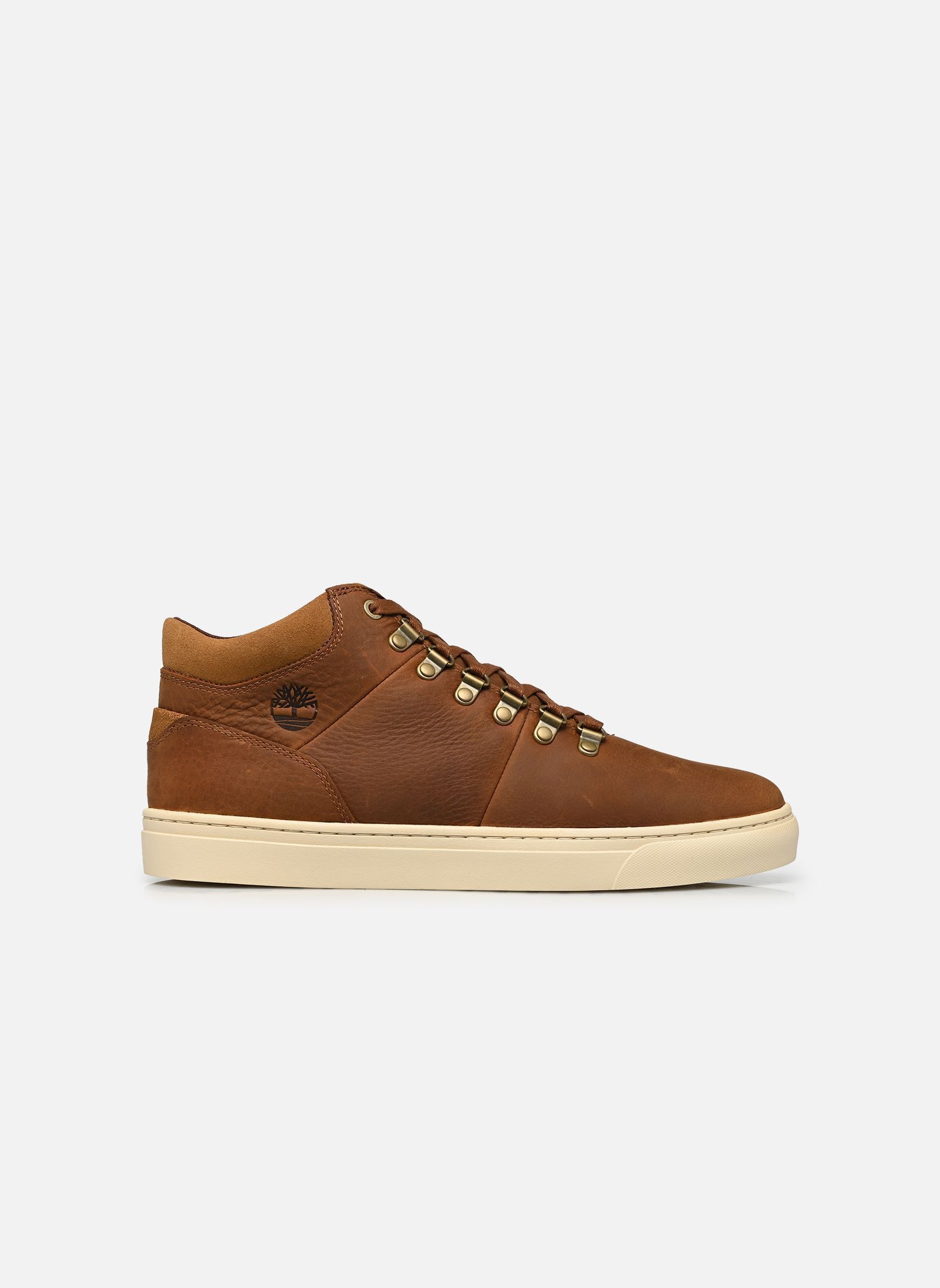 Baskets LISBON HILL MID SNEAKER homme marron Timberland Baskets LISBON HILL MID SNEAKER homme marron MEDIUM BROWN FULL GRAIN