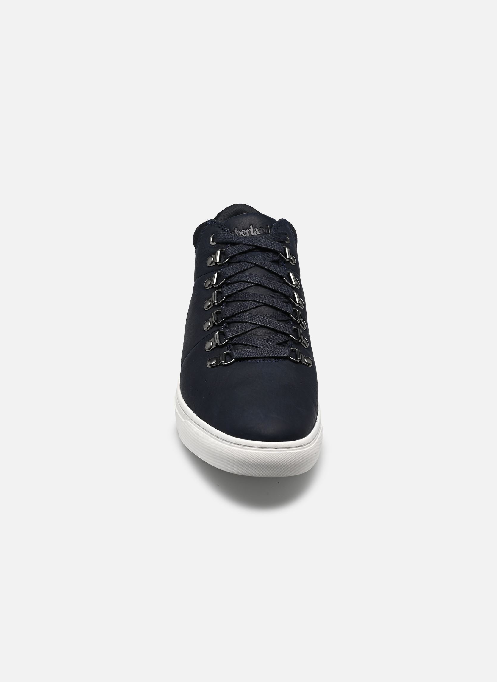 Baskets LISBON HILL MID SNEAKER homme bleu Timberland Baskets LISBON HILL MID SNEAKER homme bleu DARK BLUE FULL GRAIN