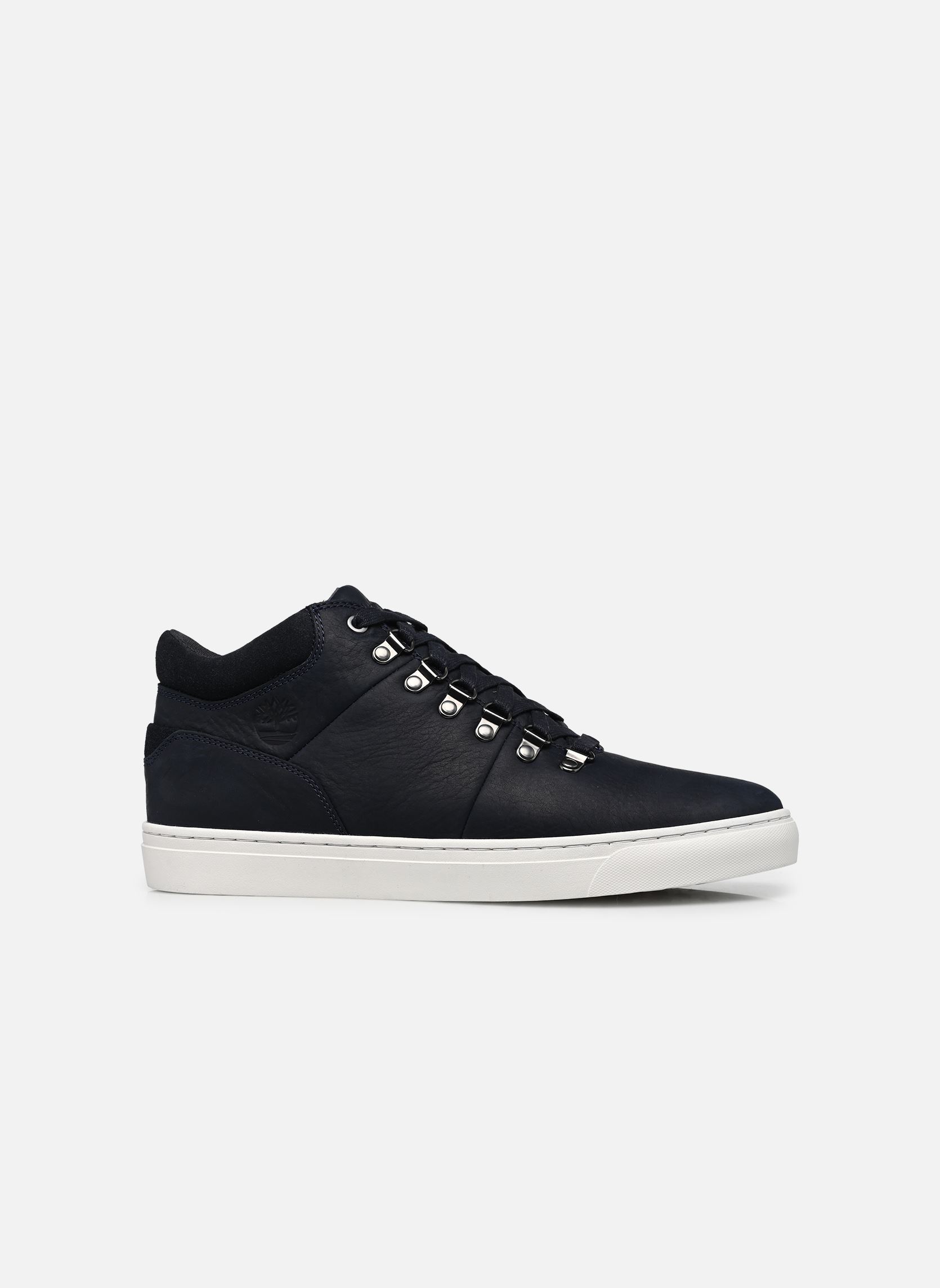 Baskets LISBON HILL MID SNEAKER homme bleu Timberland Baskets LISBON HILL MID SNEAKER homme bleu DARK BLUE FULL GRAIN