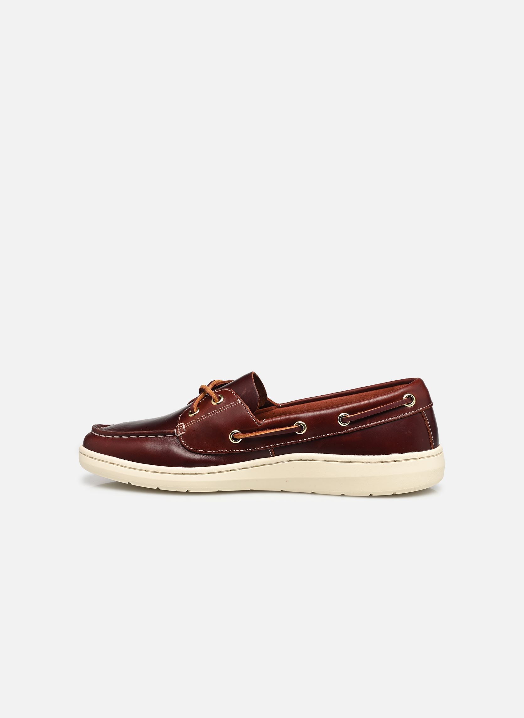 Chaussures bateaux PORTOFINO PIER BOAT femme marron Timberland Chaussures bateaux PORTOFINO PIER BOAT femme marron BURGUNDY FULL GRAIN