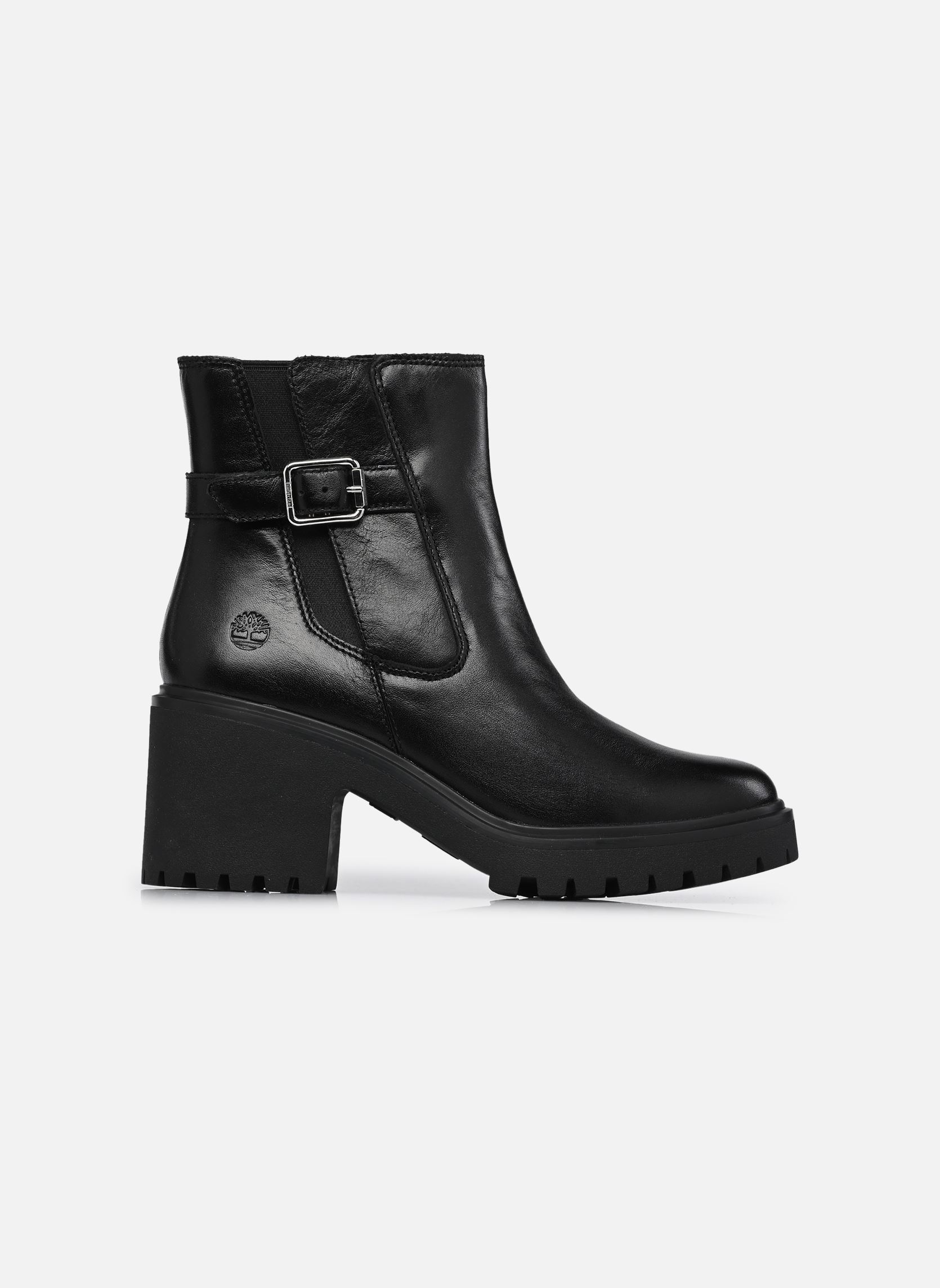 Enkellaarzen en boots STONE HEIGHTS MID CHELSEA BOOT dames zwart Timberland Enkellaarzen en boots STONE HEIGHTS MID CHELSEA BOOT dames zwart BLACK FULL GRAIN