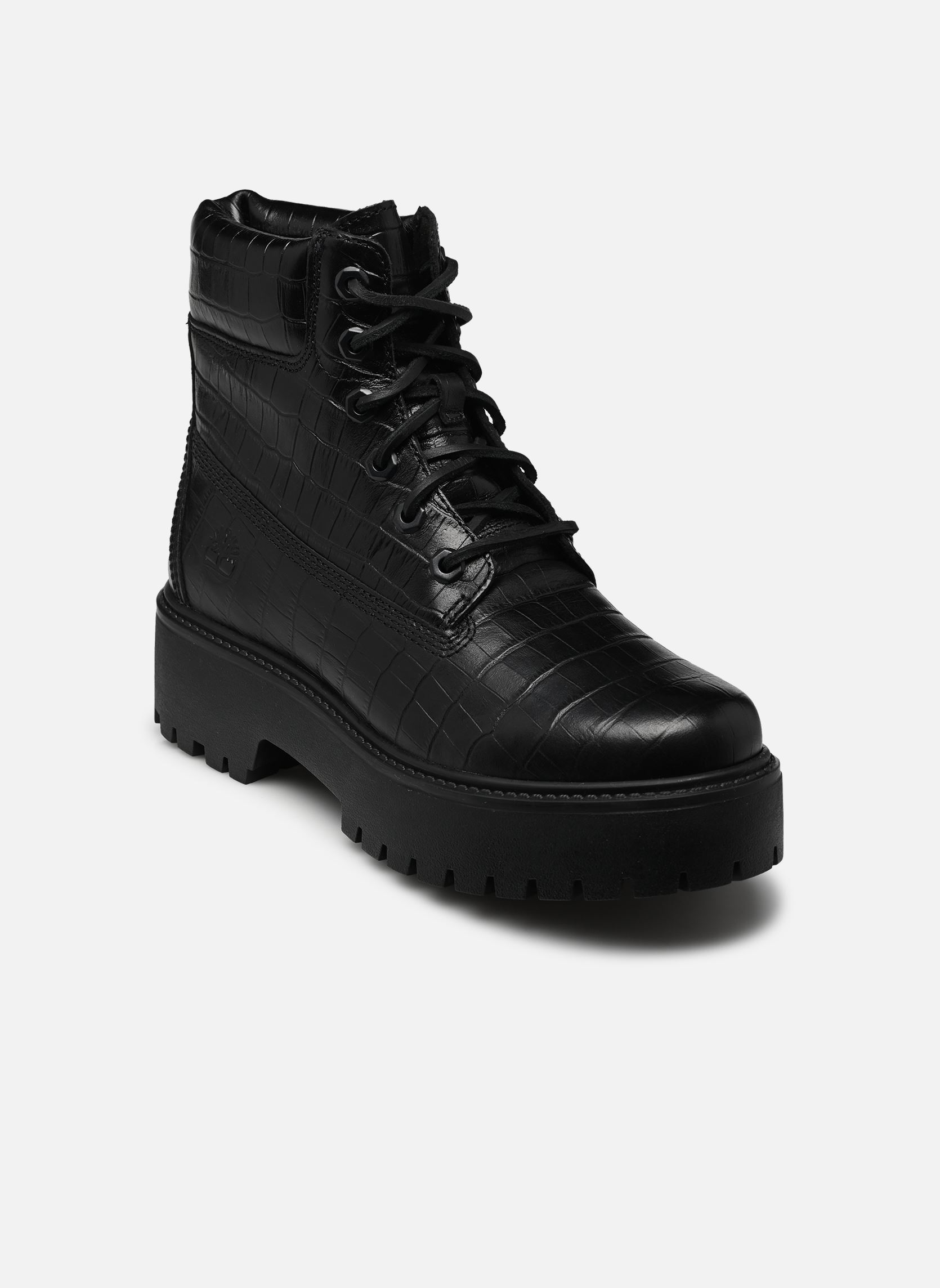 Bottines et boots STONE STREET 6 IN LACE UP BOOT femme noir Timberland Bottines et boots STONE STREET 6 IN LACE UP BOOT femme noir BLACK FULL GRAIN
