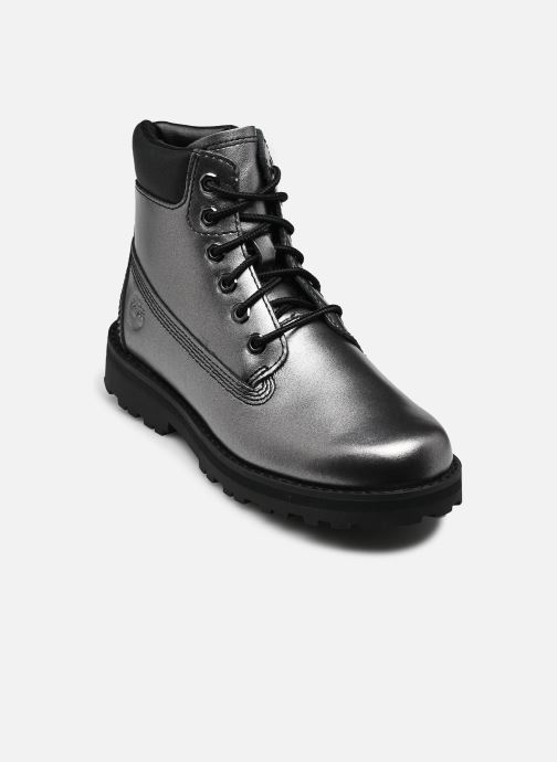 Timberland Bottines et bottes Courma Kid MID LACE UP BOOT argent