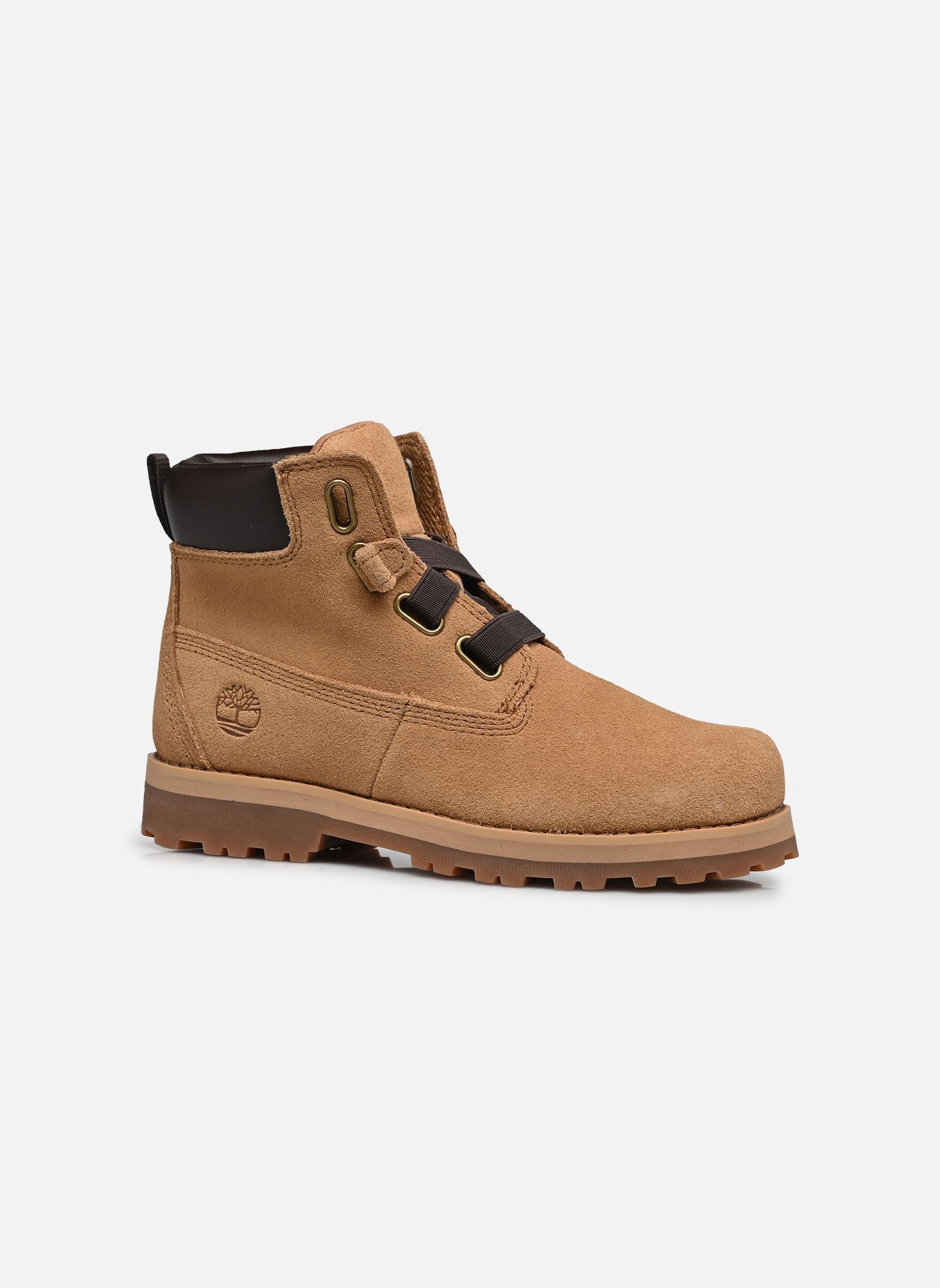 Enkellaarzen en laarzen Courma Kid MID PULL ON BOOT bruin Timberland Enkellaarzen en laarzen Courma Kid MID PULL ON BOOT bruin LIGHT BROWN SUEDE